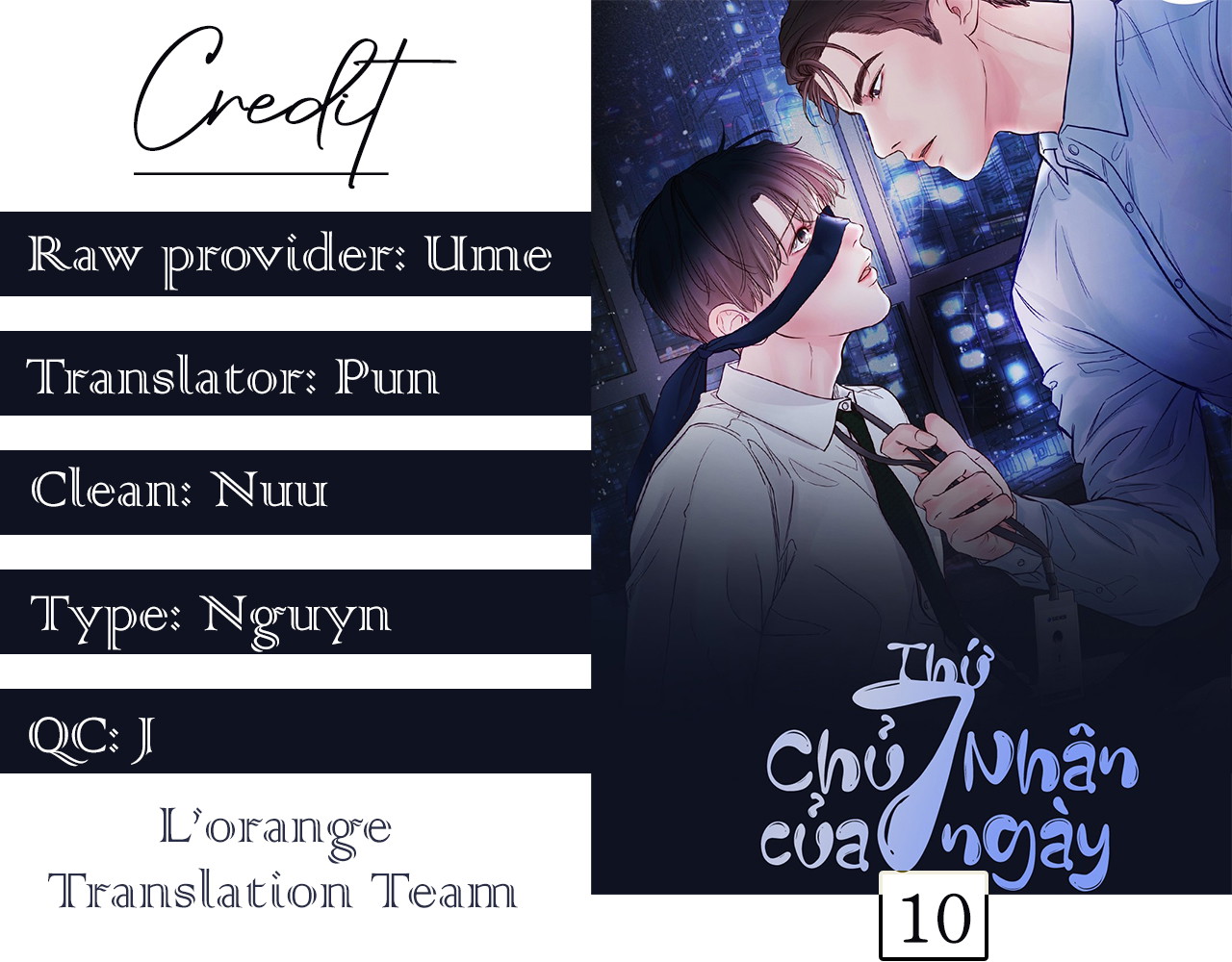 Chủ Nhân Của Ngày Thứ 7 Chapter 10 - Next Chapter 11