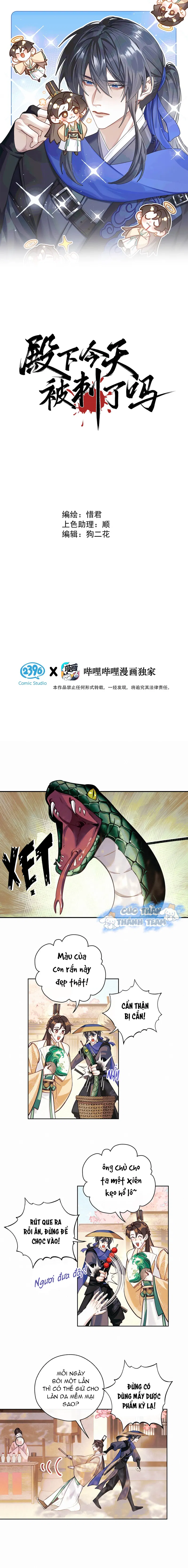 Hôm nay điện hạ bị đâm rồi sao Chapter 4 - Trang 2