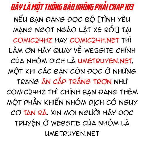 Tình Yêu Mạng Ngọt Ngào Lật Xe Rồi! Chapter 103 - Next Chapter 104