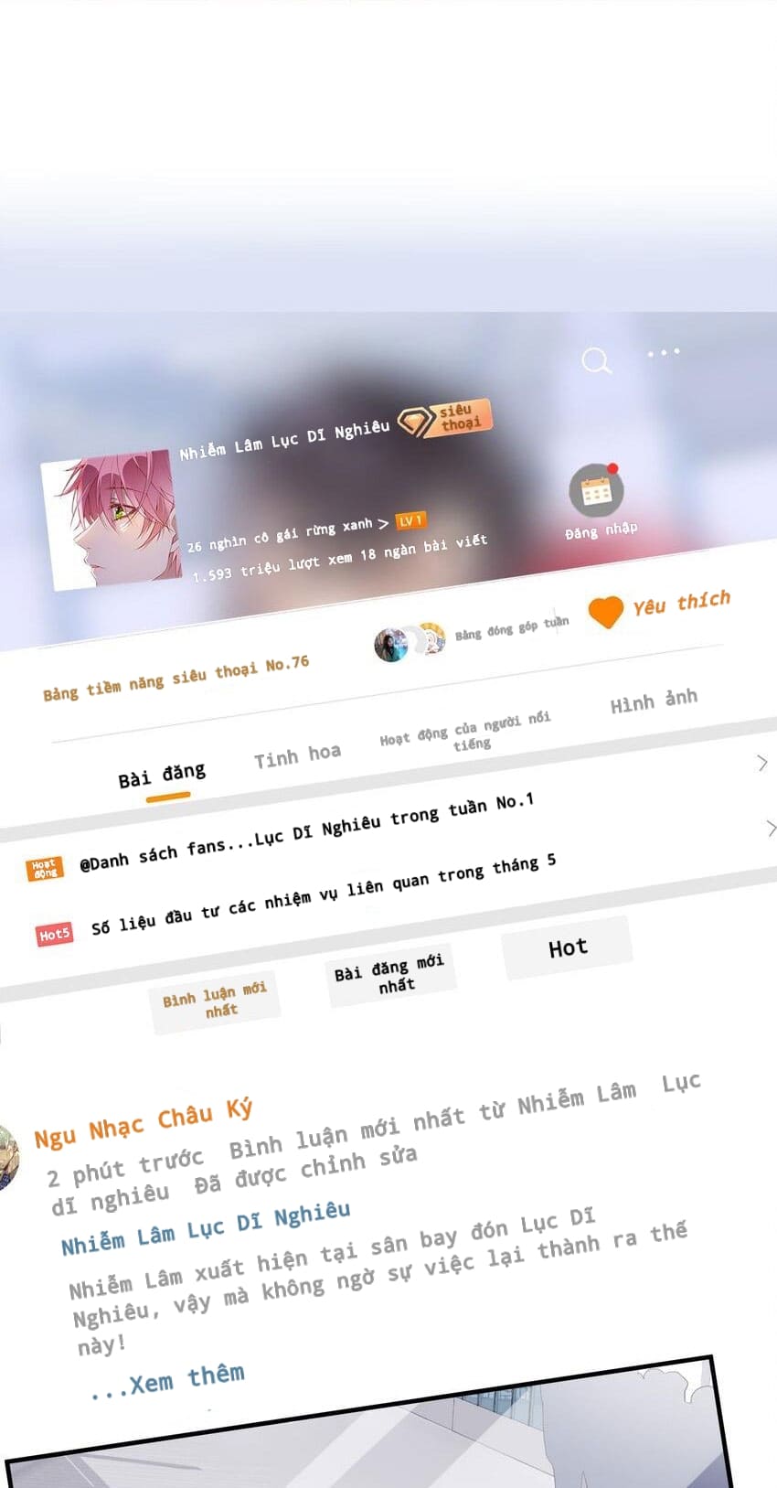 Bỗng Dưng Lên Hotsearch Chapter 2 - Next Chapter 3