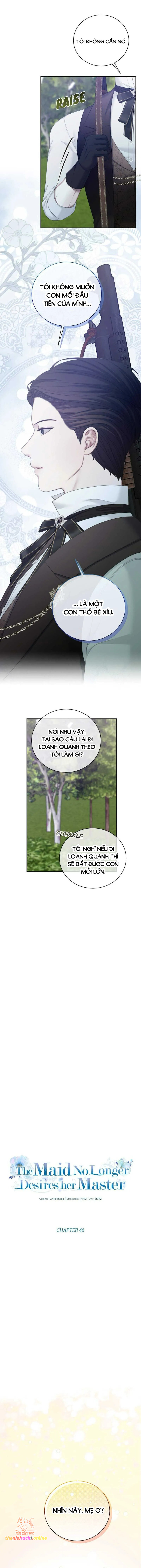 hầu nữ không còn thèm muốn chủ nhân nữa Chap 46 - Next Chap 47