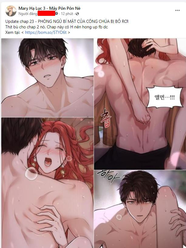 [18+] phòng ngủ bí mật của công chúa bị bỏ rơi Chap 23.2 - Next Chap 23.1