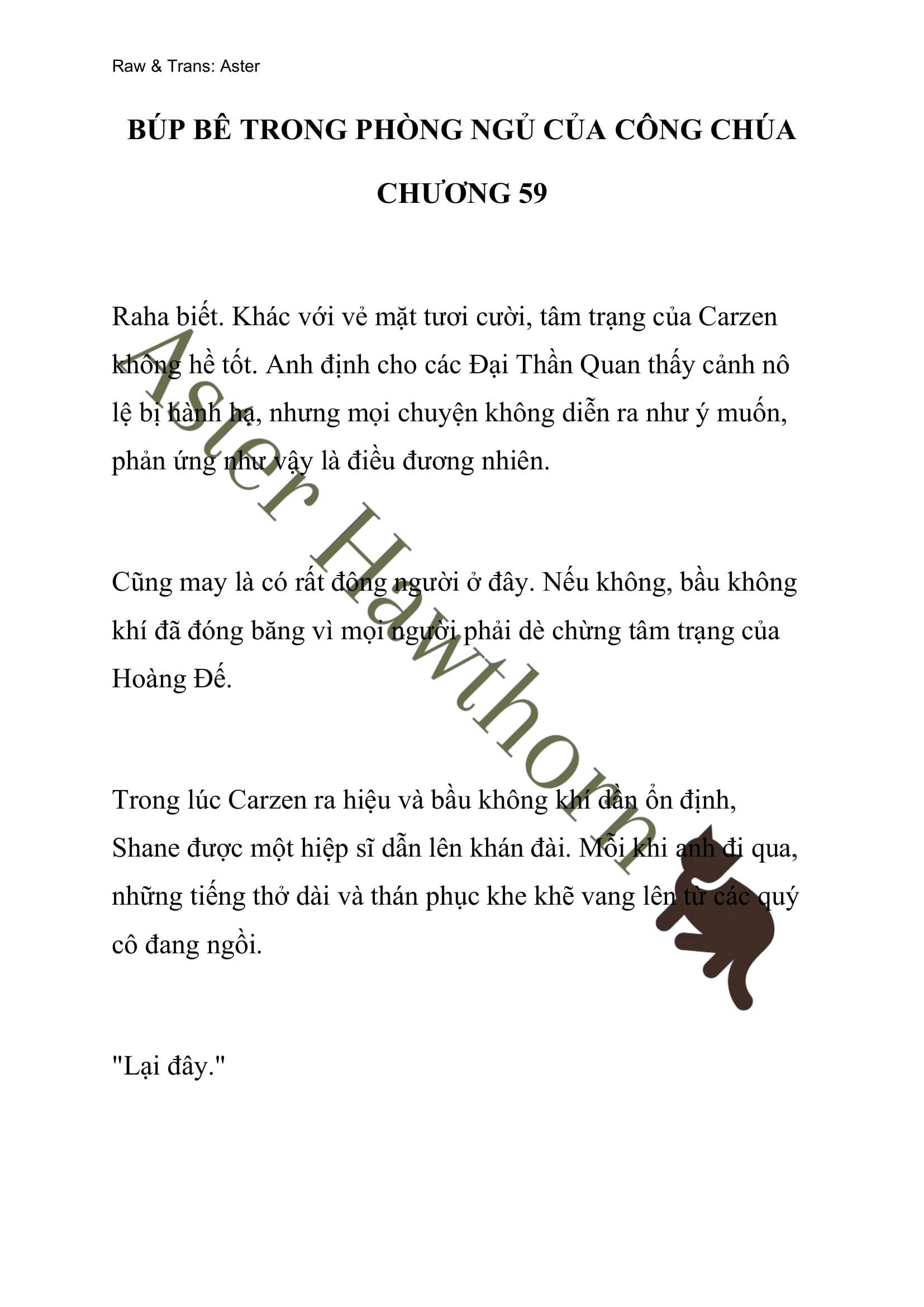 [NOVEL] Búp Bê Trong Phòng Ngủ Của Công Chúa Chap 59 - Trang 2