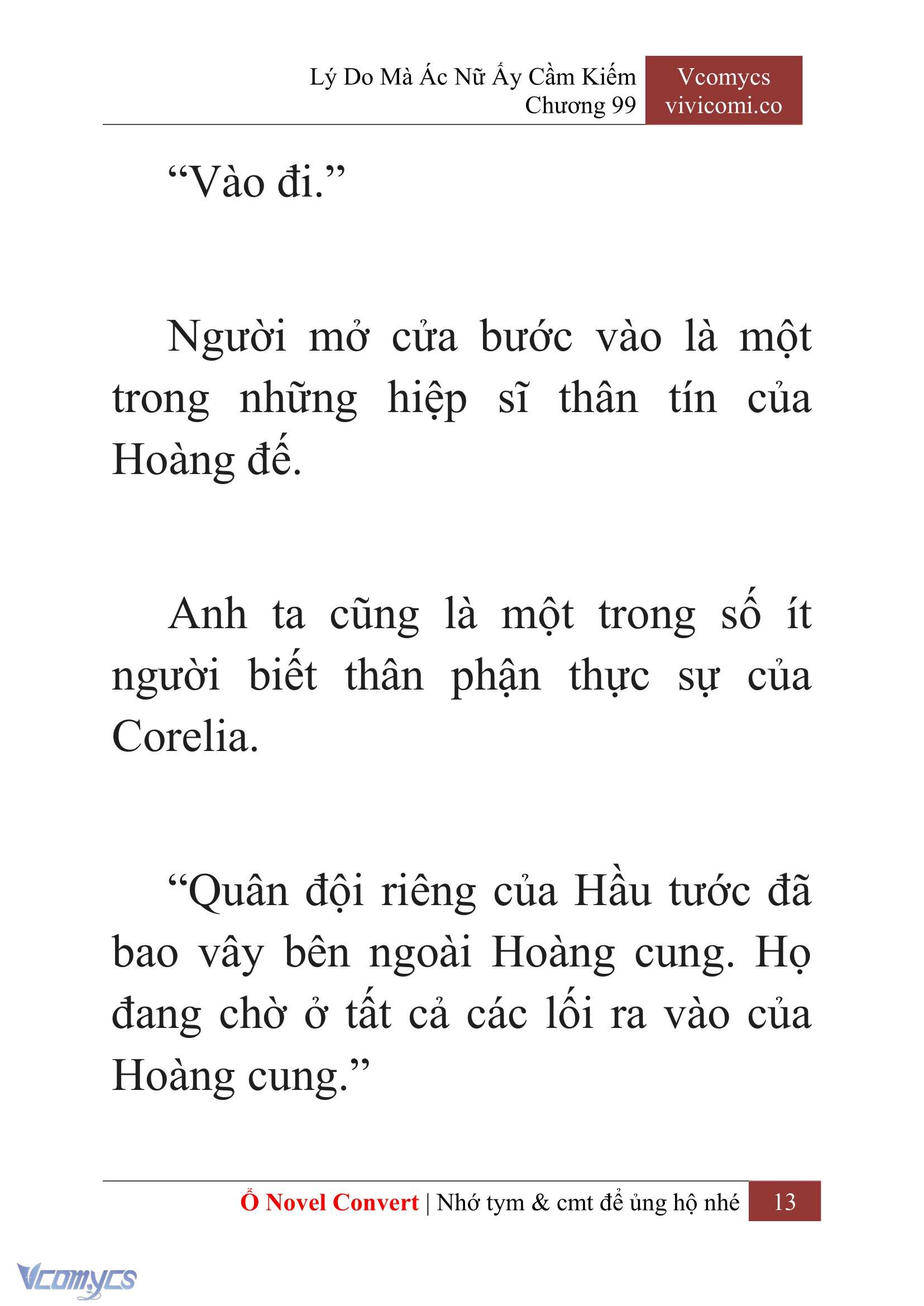[Novel] Lý Do Mà Ác Nữ Ấy Cầm Kiếm Chap 99 - Trang 2