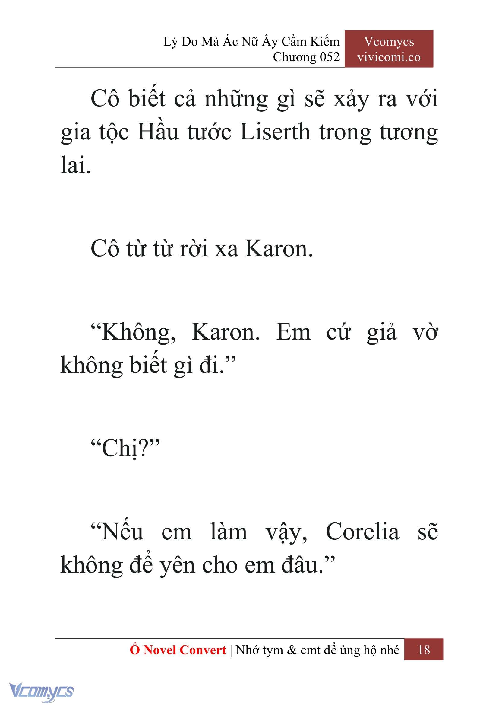 [Novel] Lý Do Mà Ác Nữ Ấy Cầm Kiếm Chap 52 - Trang 2