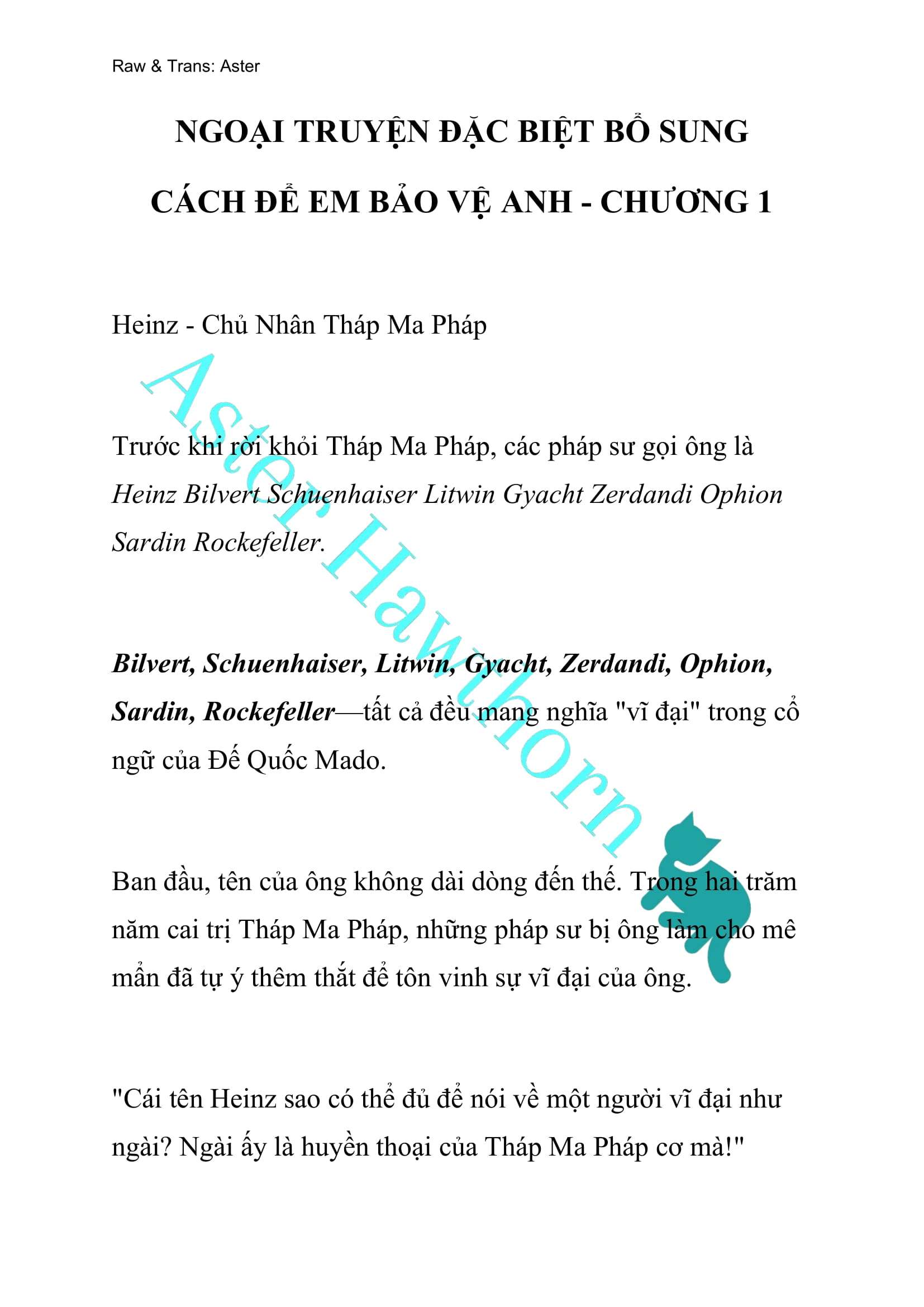 [NOVEL] Ngoại Truyện Cách Để Em Bảo Vệ Anh Chap 98 - Next Chap 99