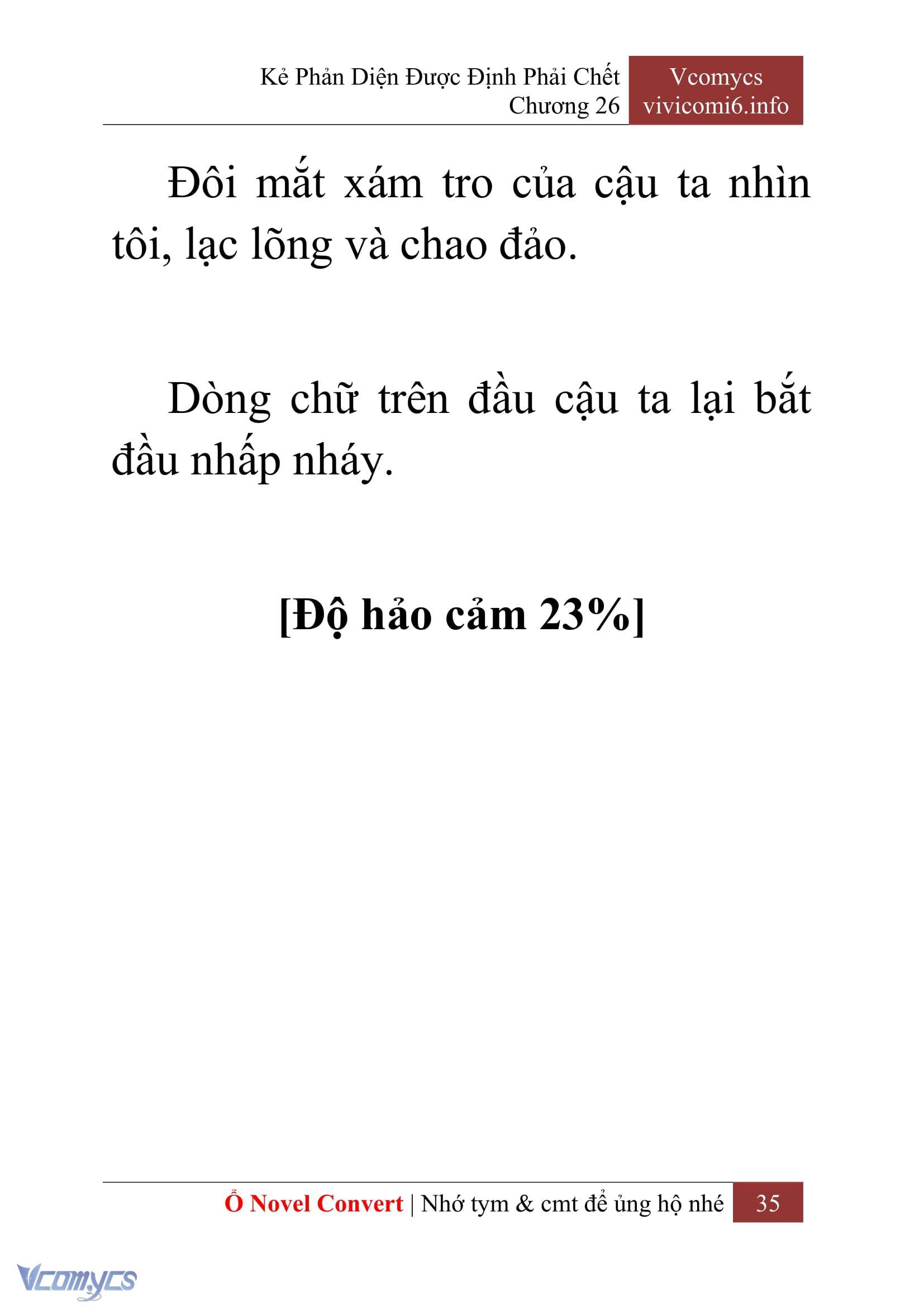 [Novel] Kẻ Phản Diện Được Định Phải Chết Chap 26 - Trang 2