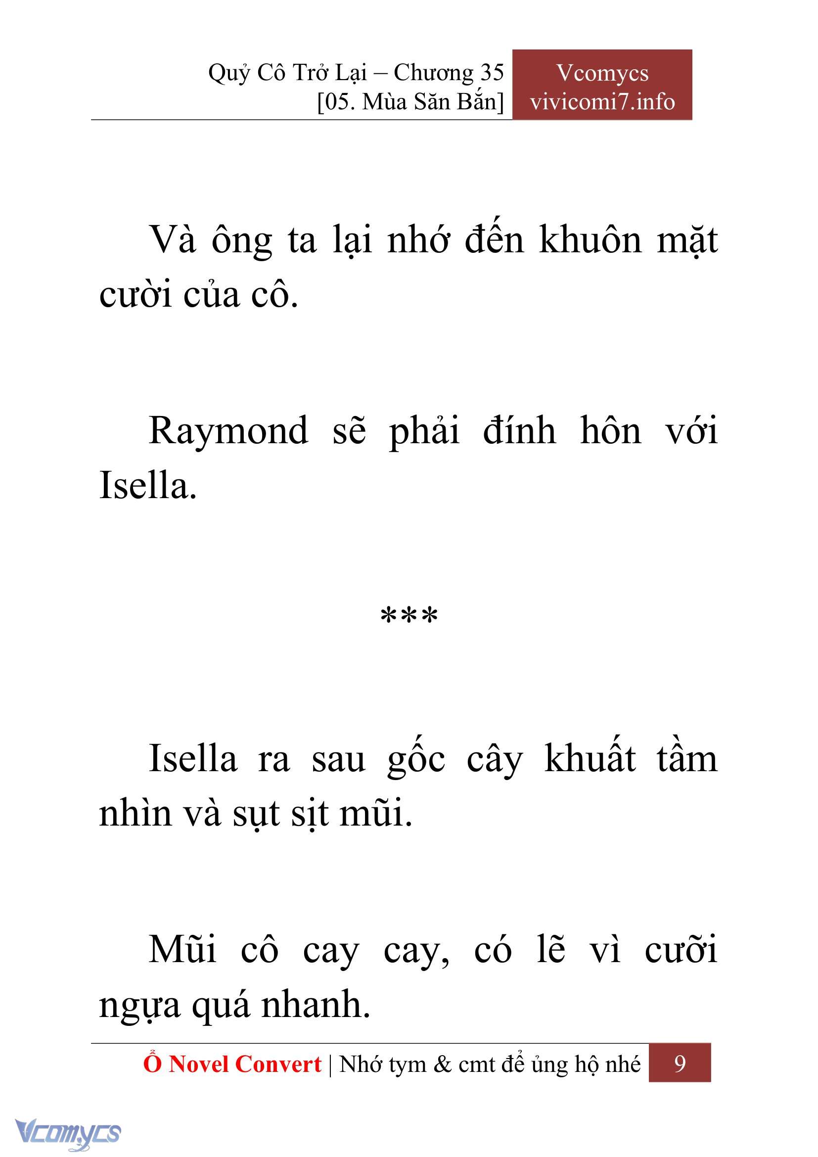 [Novel] Quý Cô Trở Lại Chap 35 - Trang 2