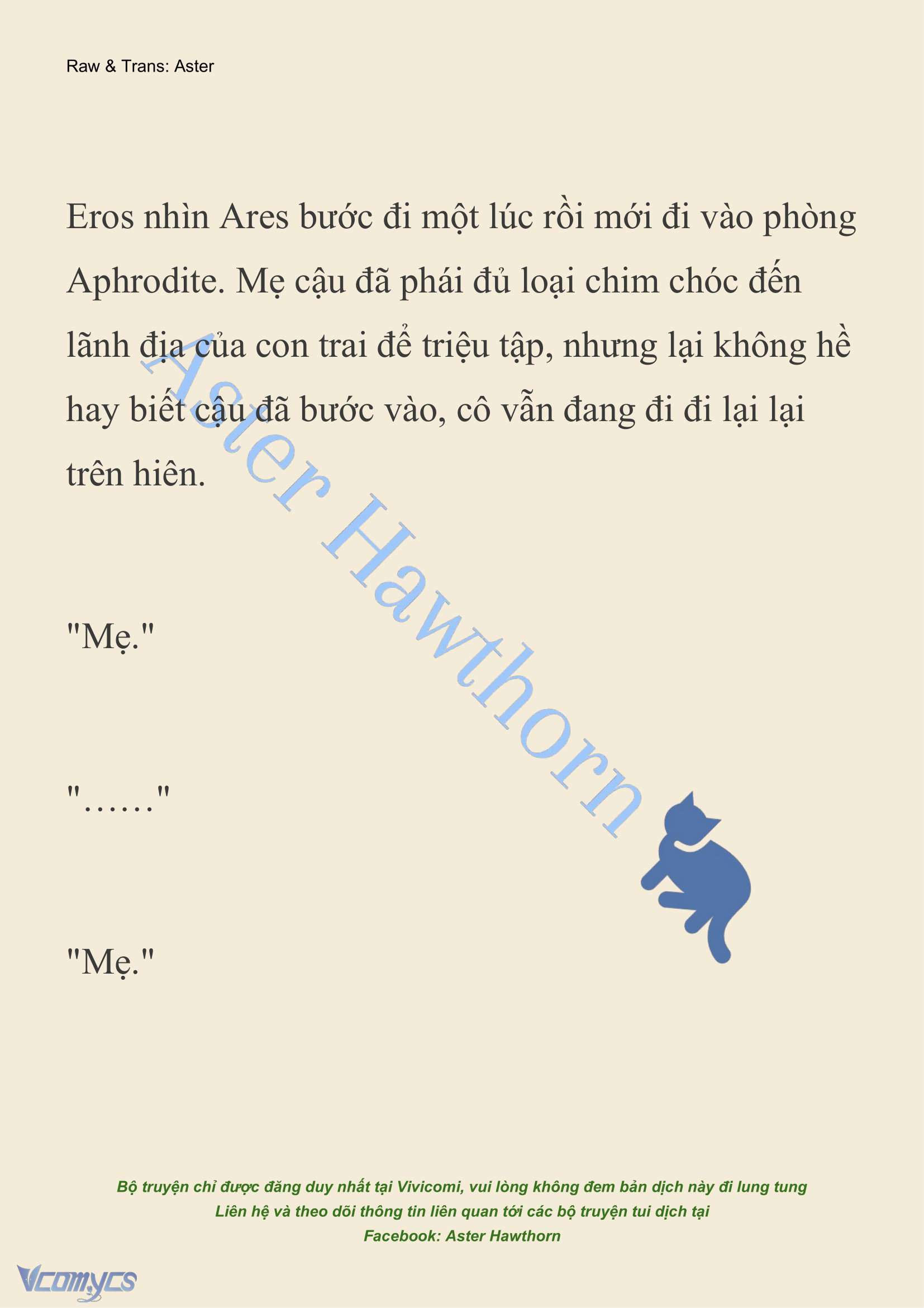 [NOVEL] Dành Cho Các Nữ Thần: Dành cho Psyche Chap 4 - Trang 2