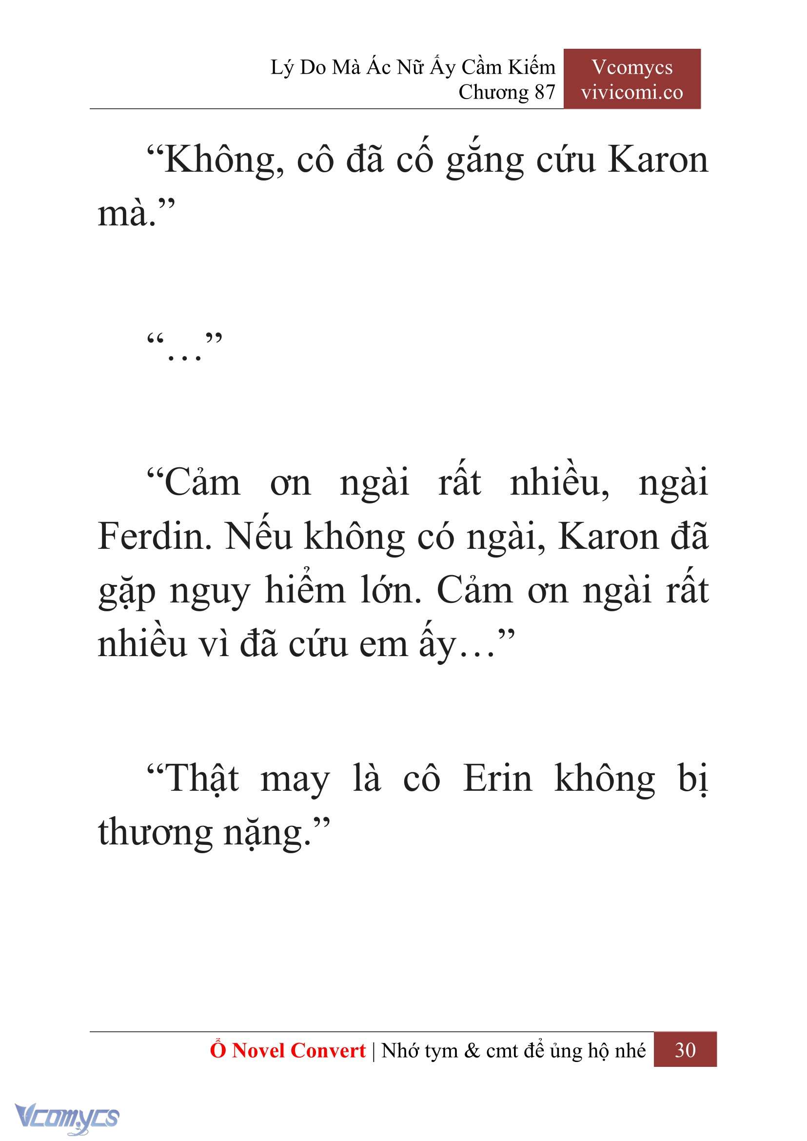 [Novel] Lý Do Mà Ác Nữ Ấy Cầm Kiếm Chap 87 - Trang 2
