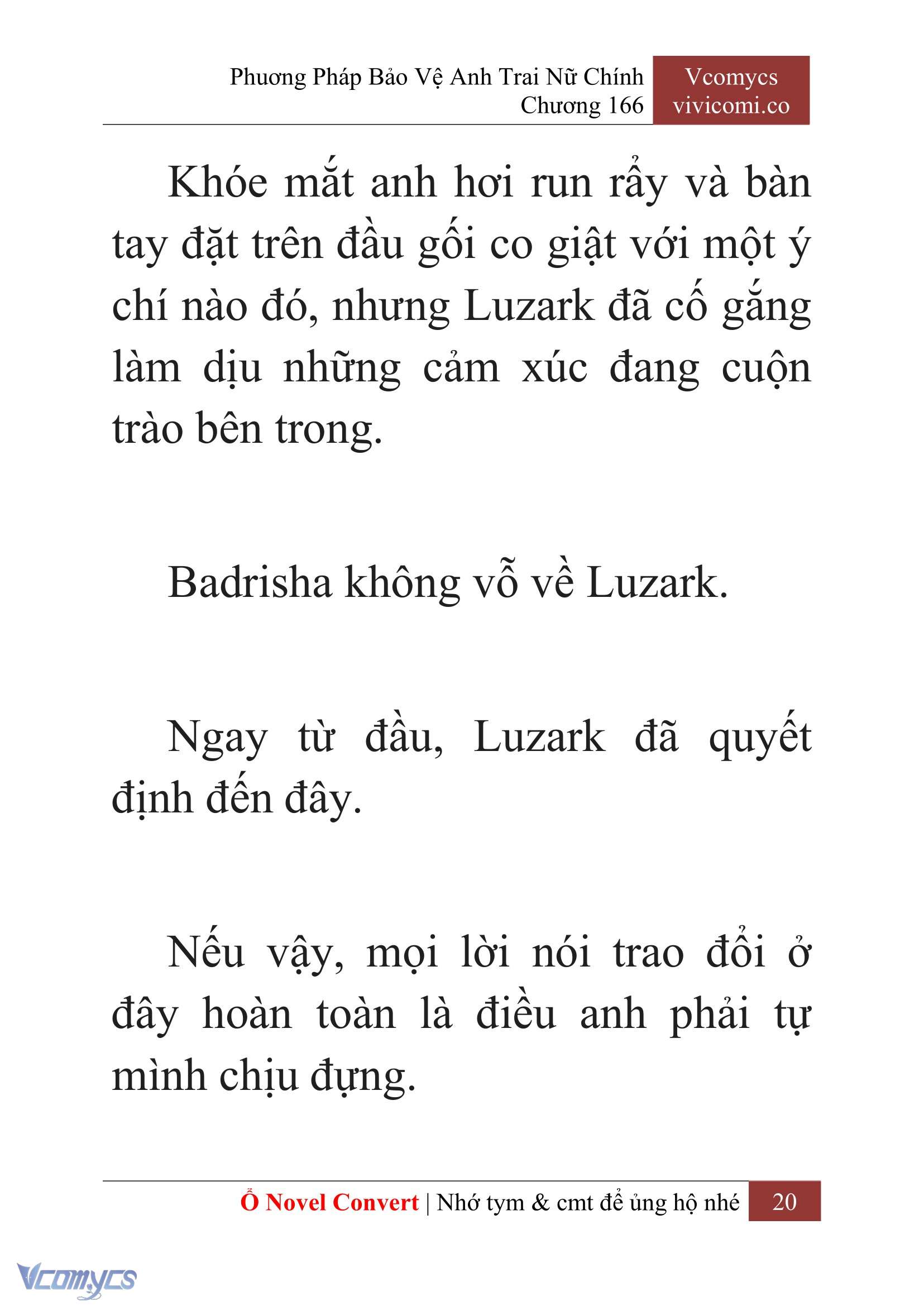 [Novel] Phương Pháp Bảo Vệ Anh Trai Nữ Chính Chap 166 - Trang 2