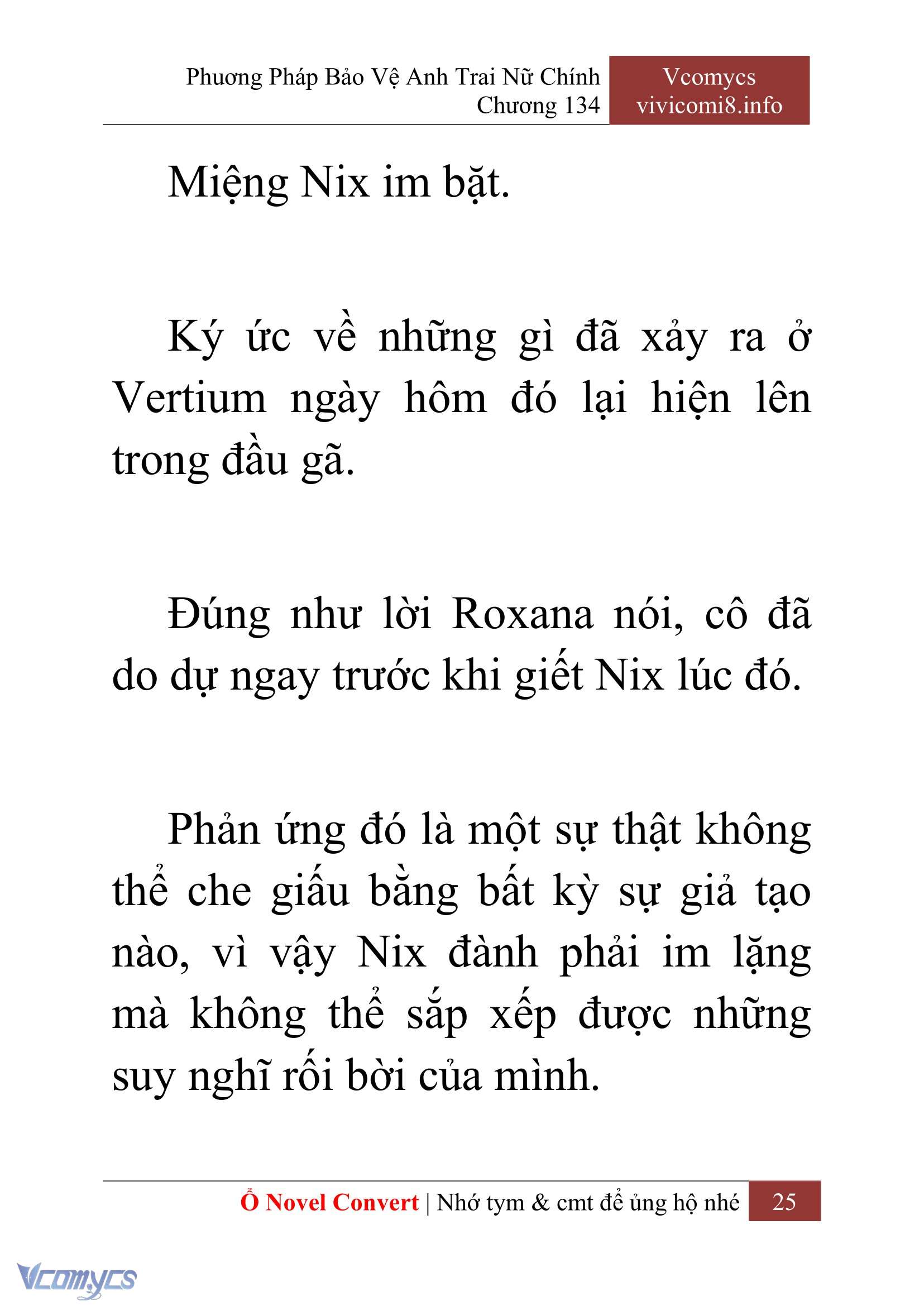 [Novel] Phương Pháp Bảo Vệ Anh Trai Nữ Chính Chap 134 - Trang 2