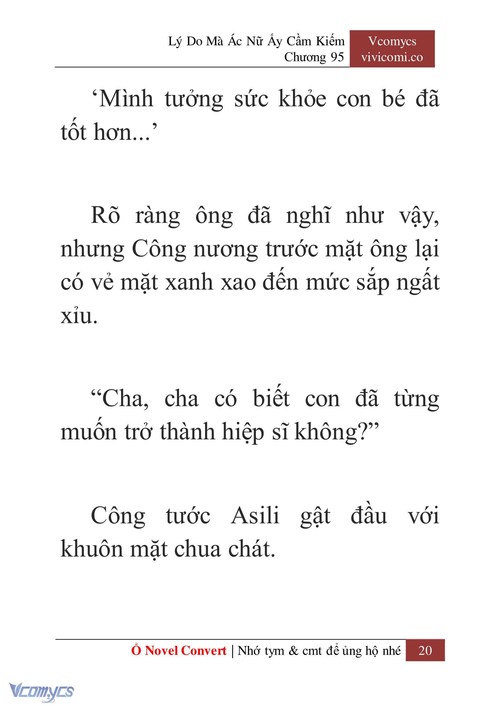 [Novel] Lý Do Mà Ác Nữ Ấy Cầm Kiếm Chap 95 - Next 