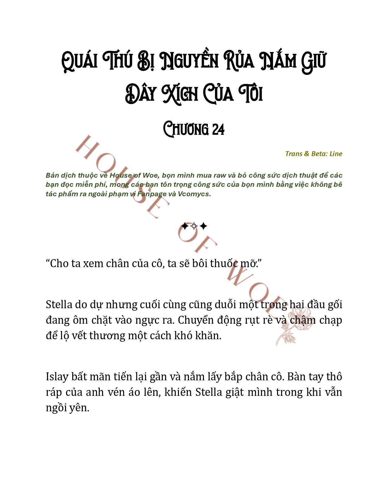 [NOVEL] QUÁI THÚ BỊ NGUYỀN RỦA NẮM GIỮ DÂY XÍCH CỦA TÔI Chap 24 - Trang 2