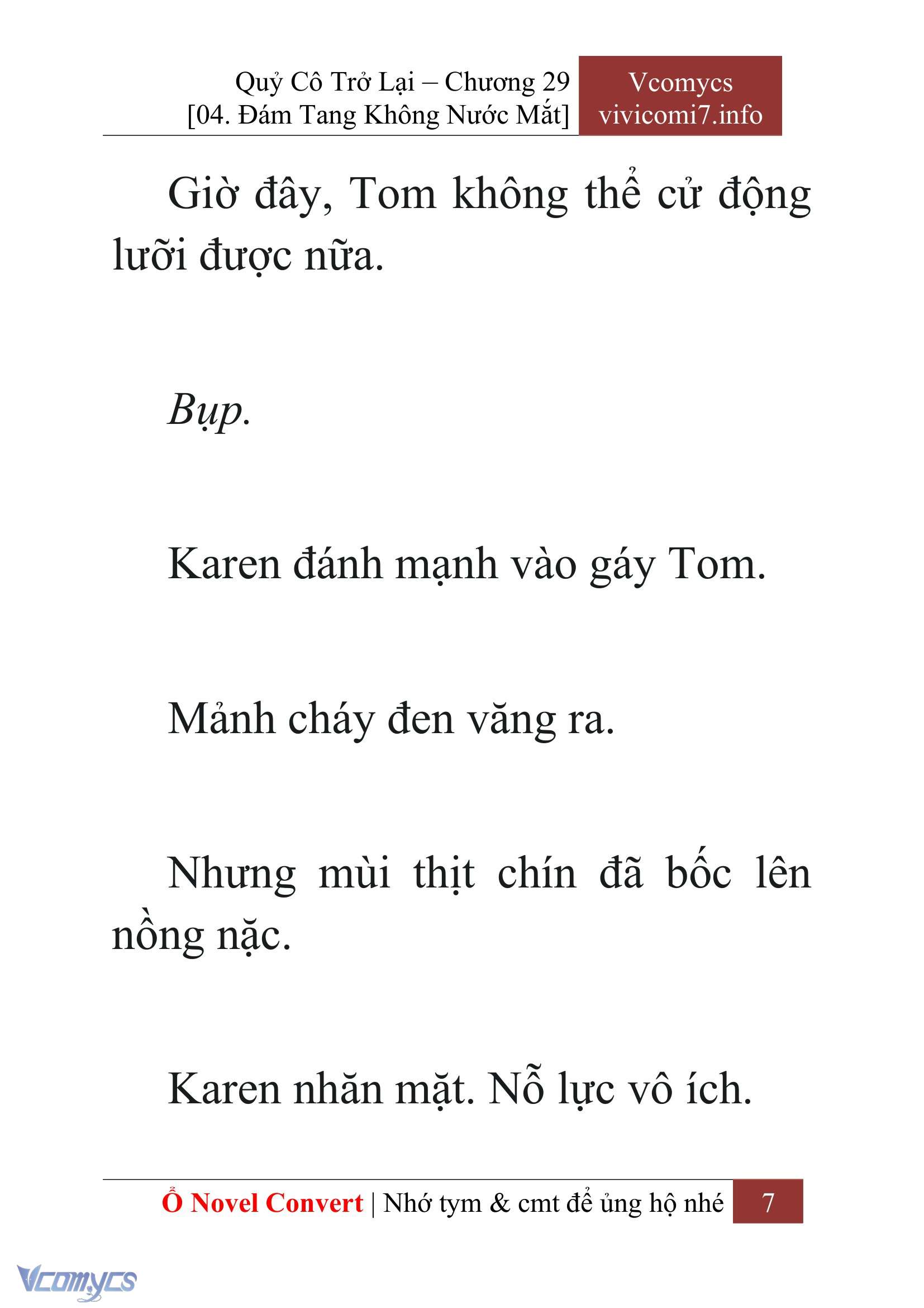 [Novel] Quý Cô Trở Lại Chap 29 - Trang 2