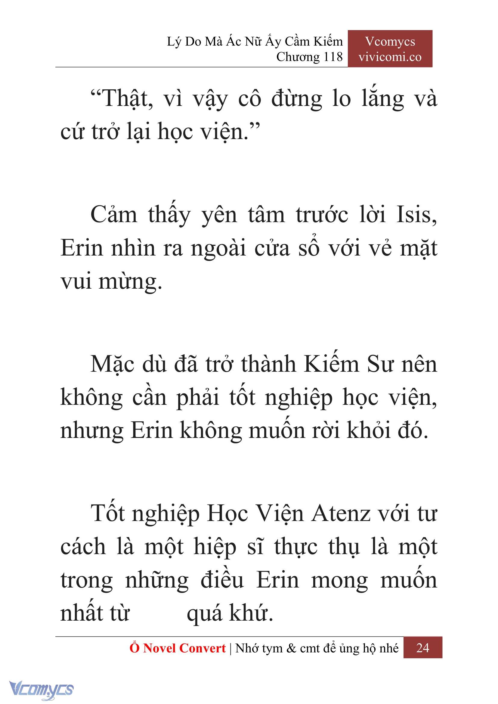 [Novel] Lý Do Mà Ác Nữ Ấy Cầm Kiếm Chap 118 - Trang 2