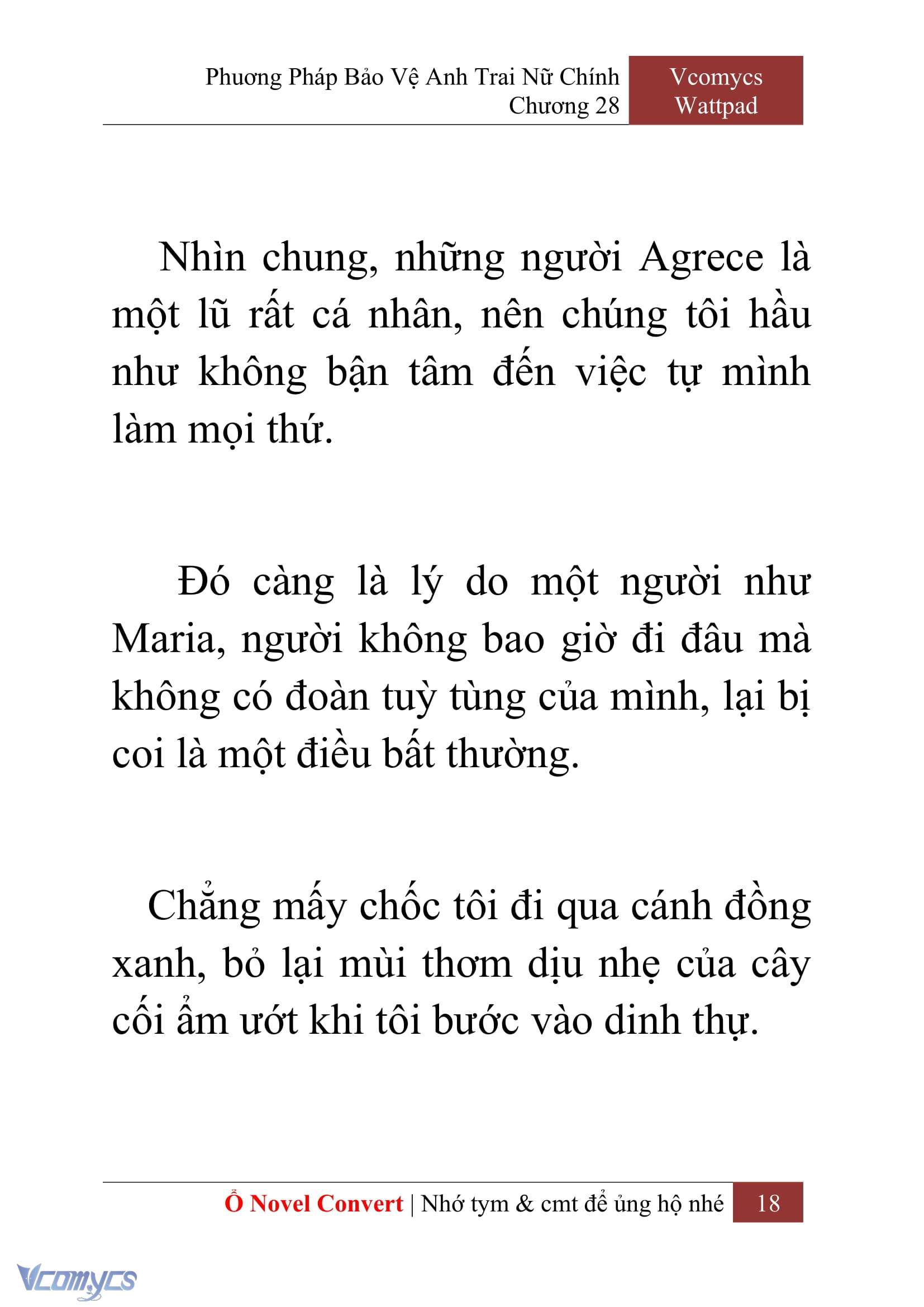 [Novel] Phương Pháp Bảo Vệ Anh Trai Nữ Chính Chap 28 - Trang 2