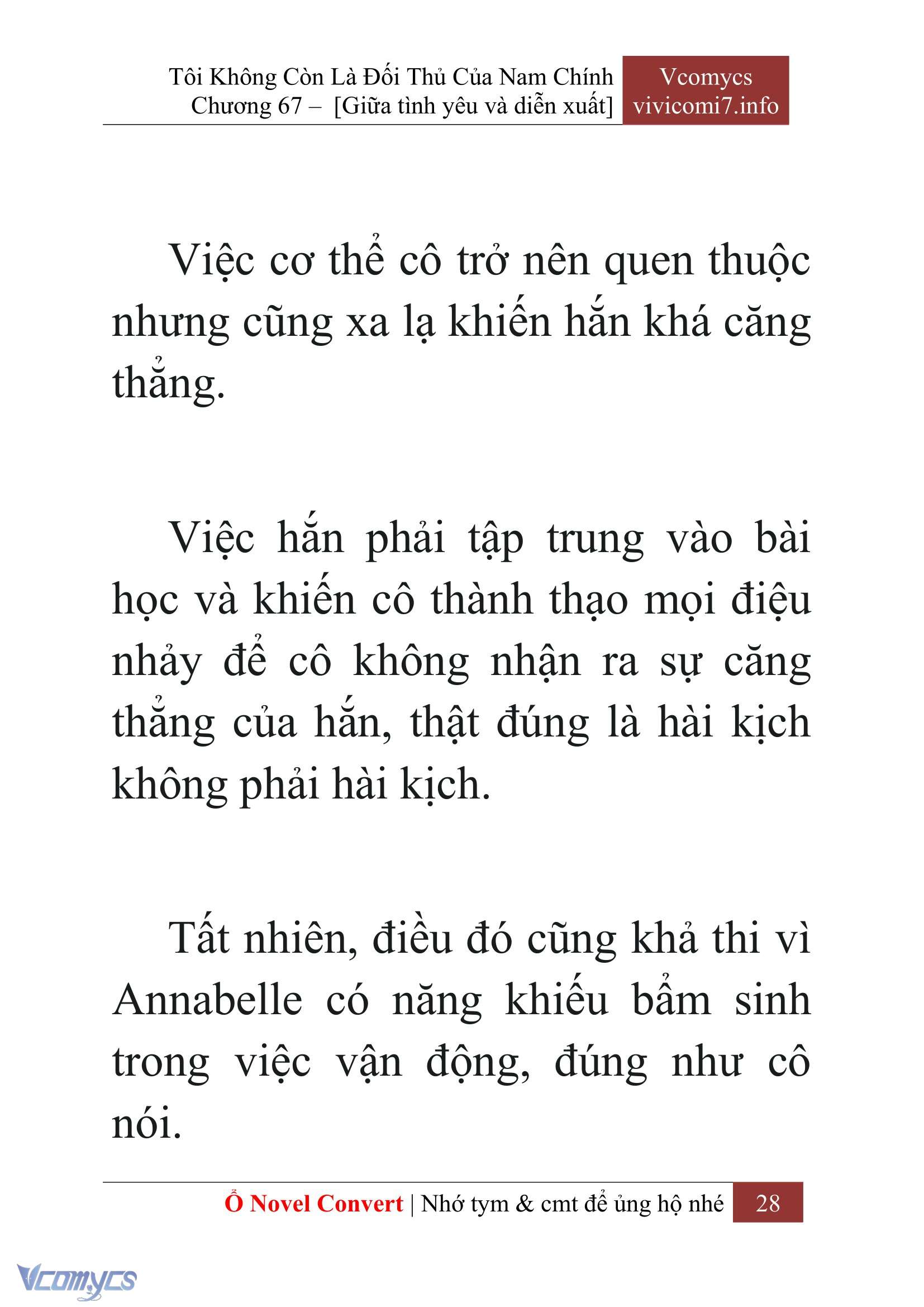 [Novel] Tôi Không Còn Là Đối Thủ Của Nam Chính Chap 67 - Trang 2