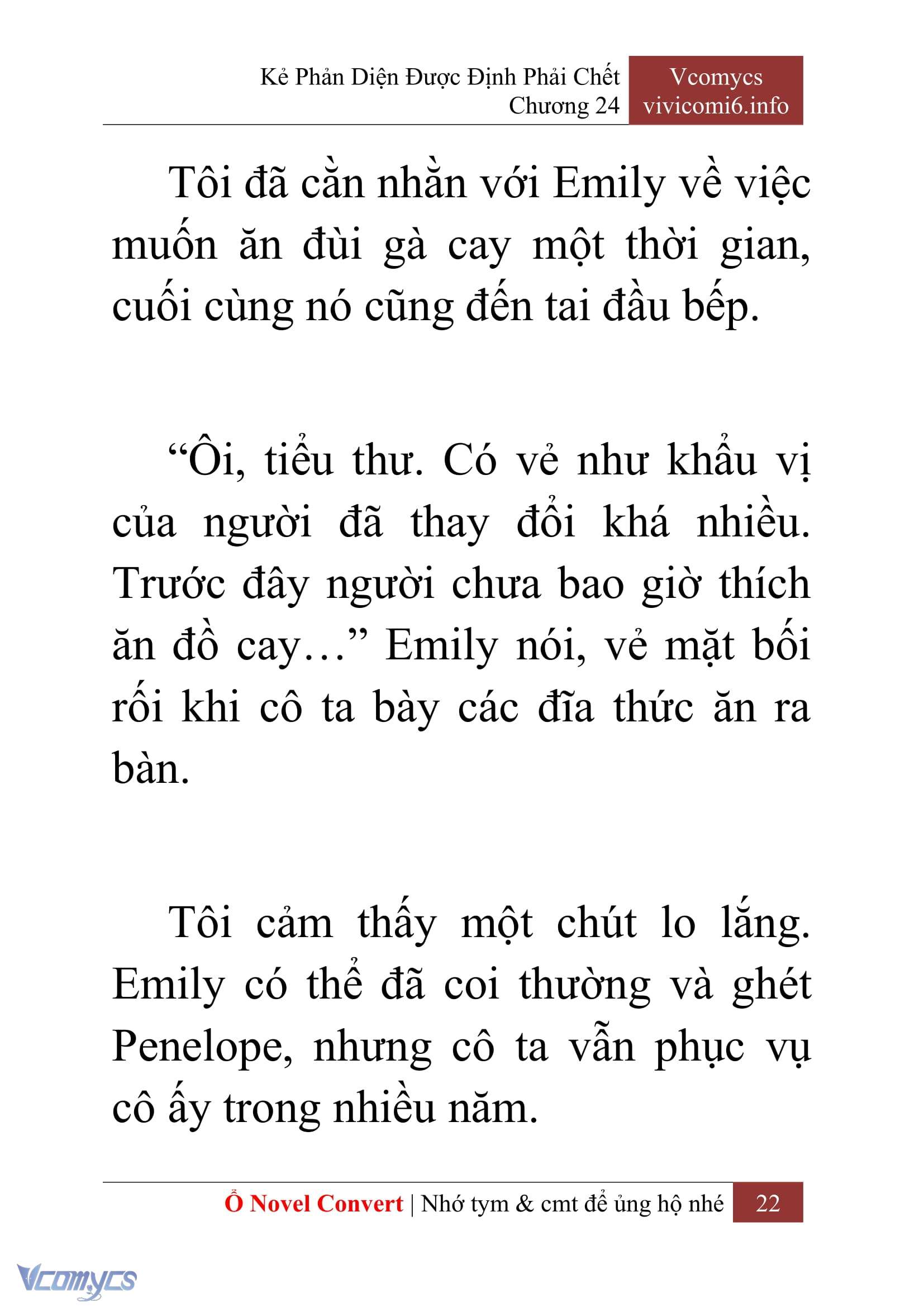 [Novel] Kẻ Phản Diện Được Định Phải Chết Chap 24 - Trang 2