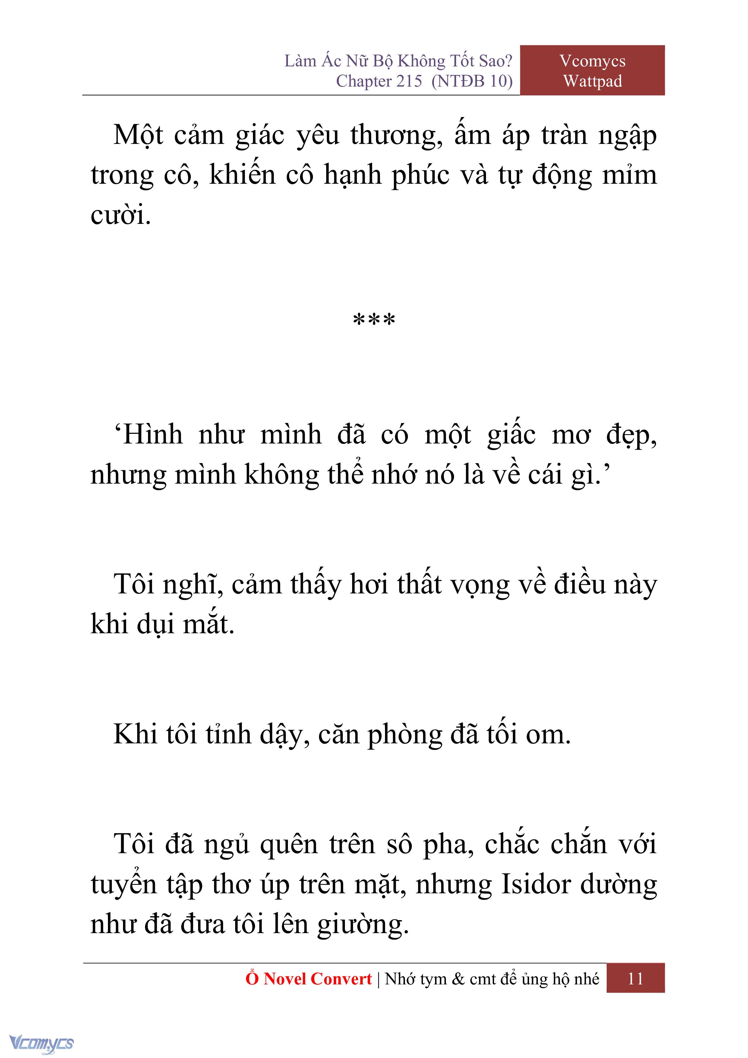 [Novel] Làm Ác Nữ Bộ Không Tốt Sao? Chap 215 - Trang 2