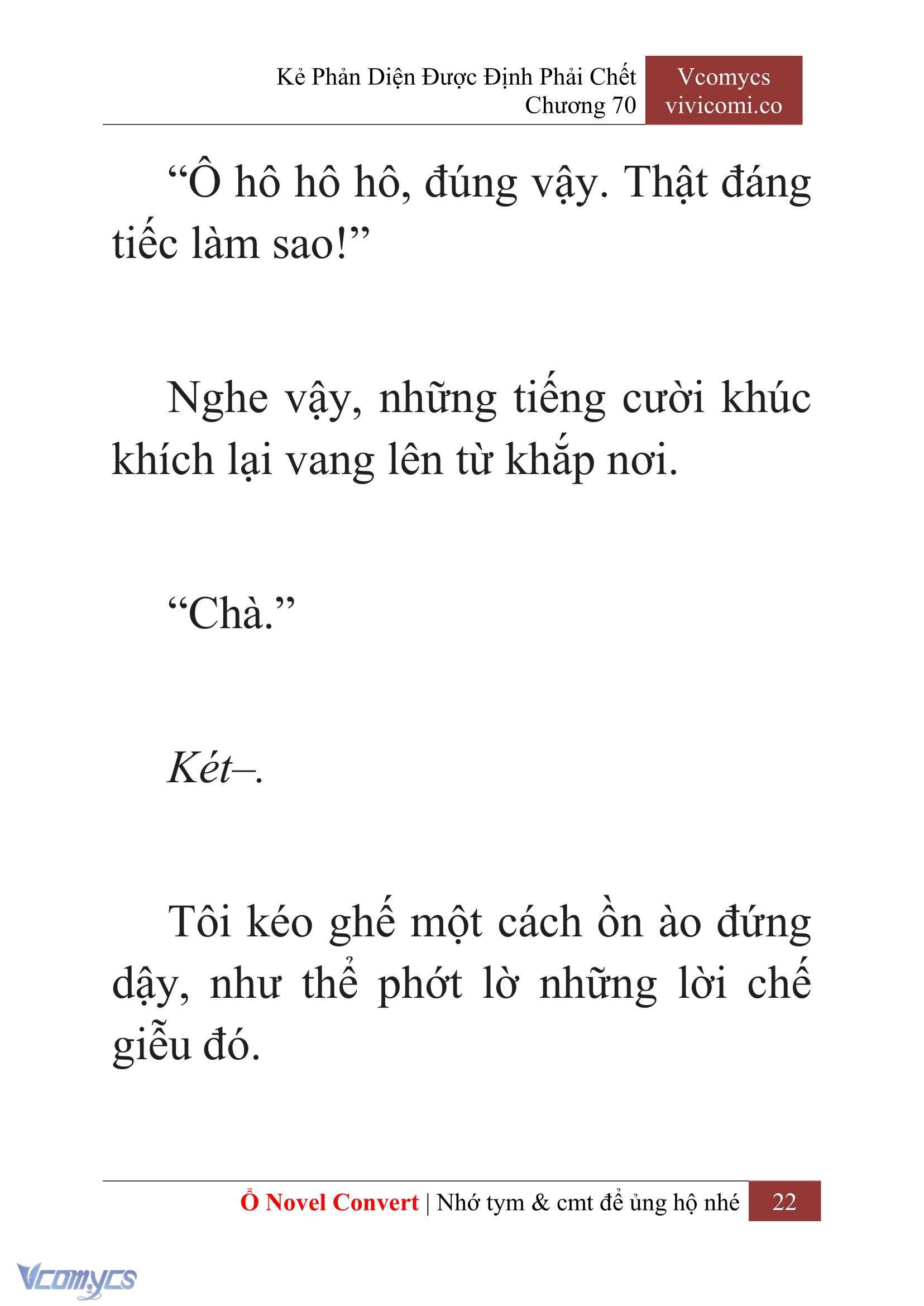 [Novel] Kẻ Phản Diện Được Định Phải Chết Chap 70 - Trang 2