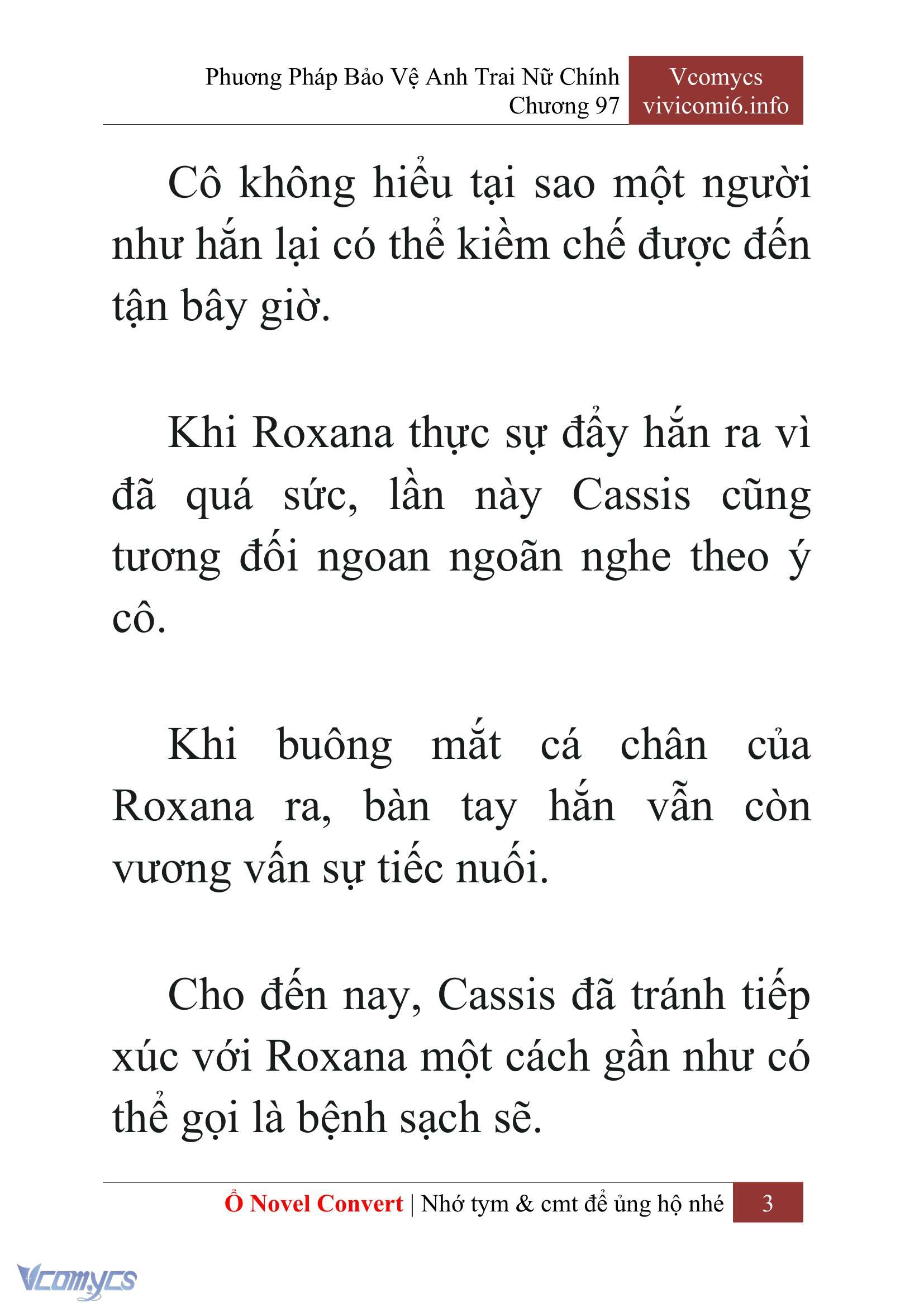 [Novel] Phương Pháp Bảo Vệ Anh Trai Nữ Chính Chap 97 - Trang 2