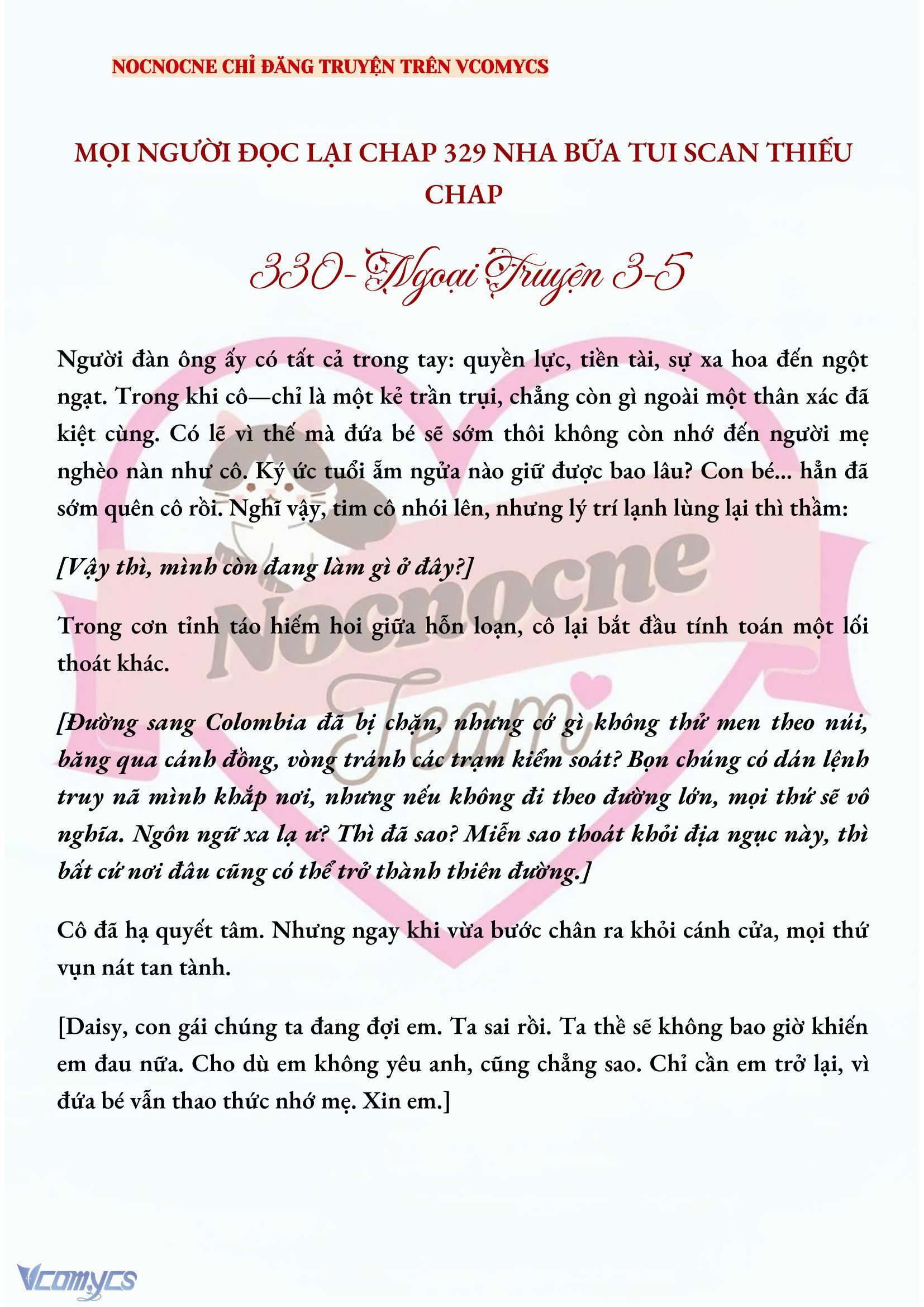 [FULL] [NOVEL] HÃY CẦU XIN TÔI ĐI Chap 330 - Trang 2