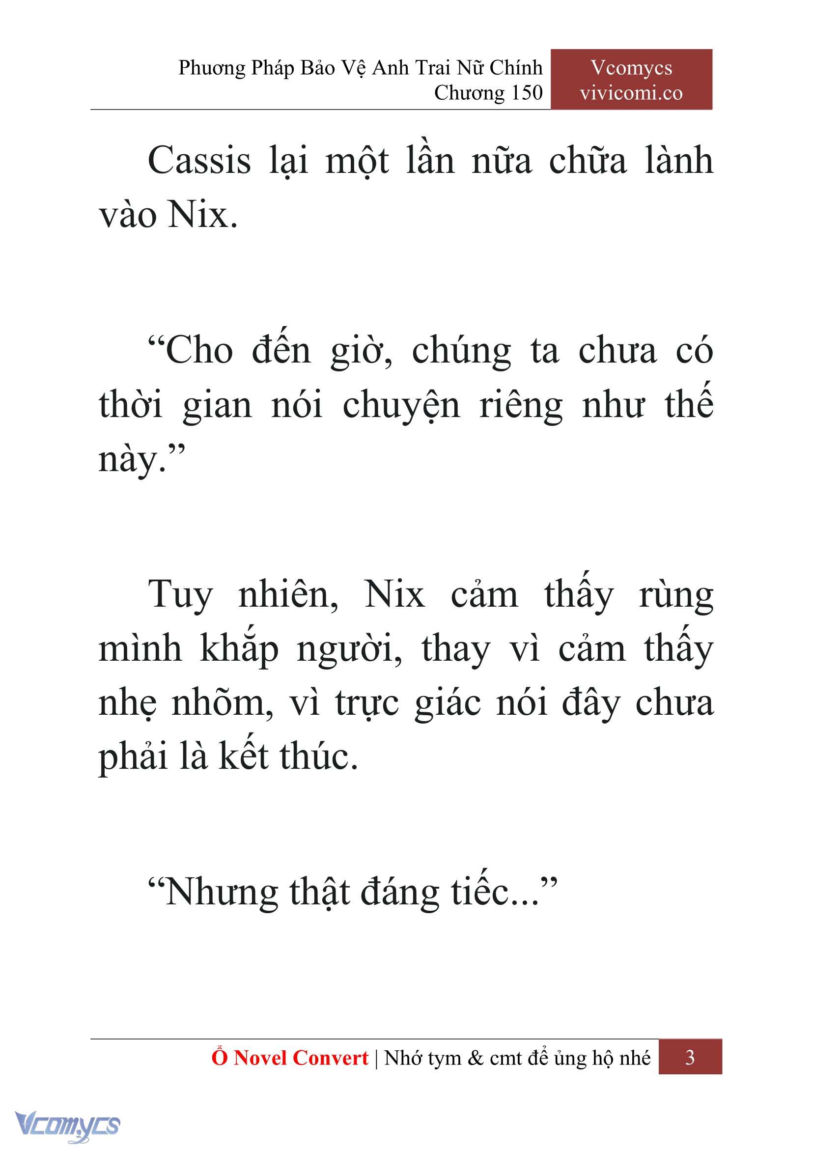 [Novel] Phương Pháp Bảo Vệ Anh Trai Nữ Chính Chap 150 - Next 