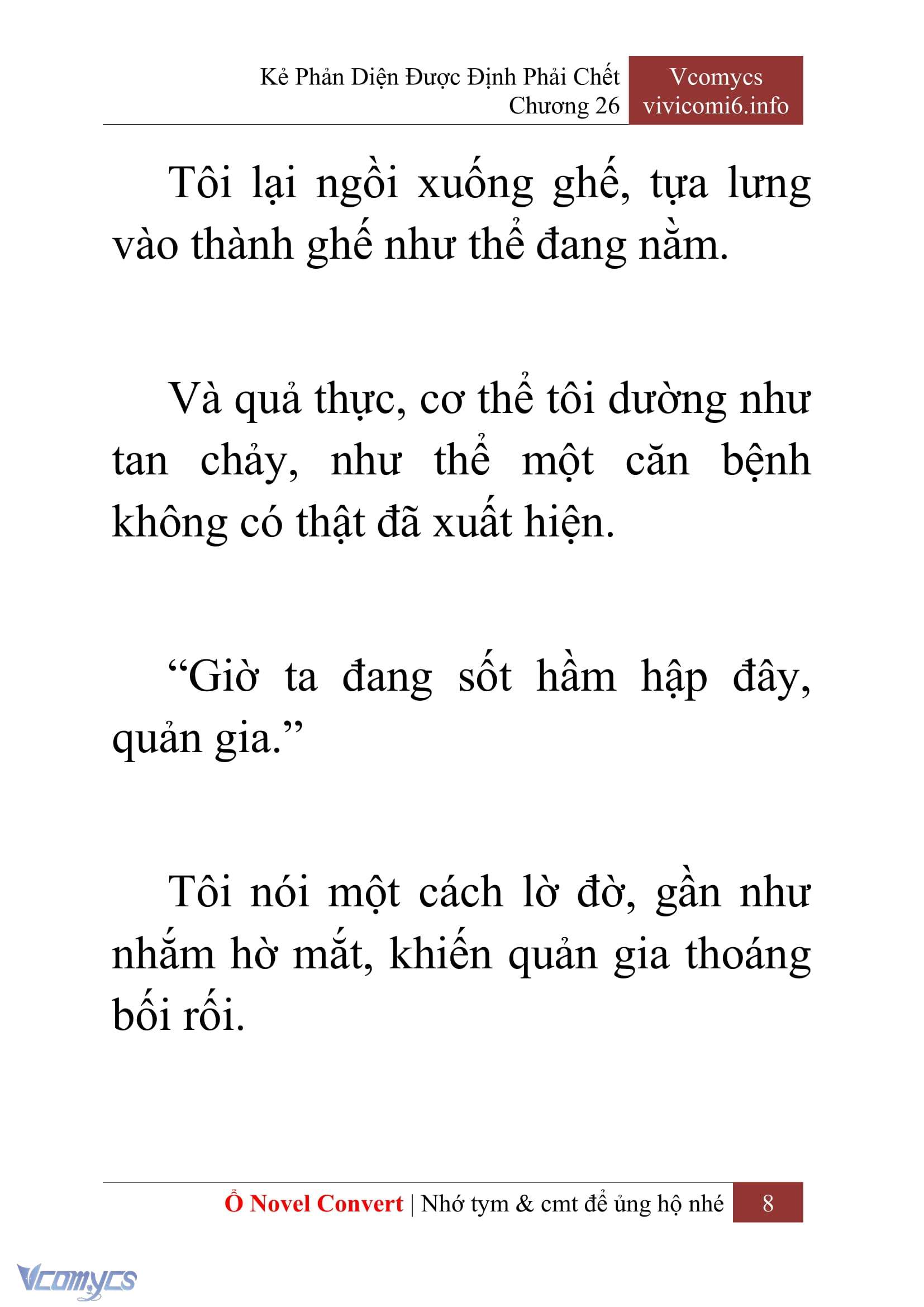 [Novel] Kẻ Phản Diện Được Định Phải Chết Chap 26 - Trang 2
