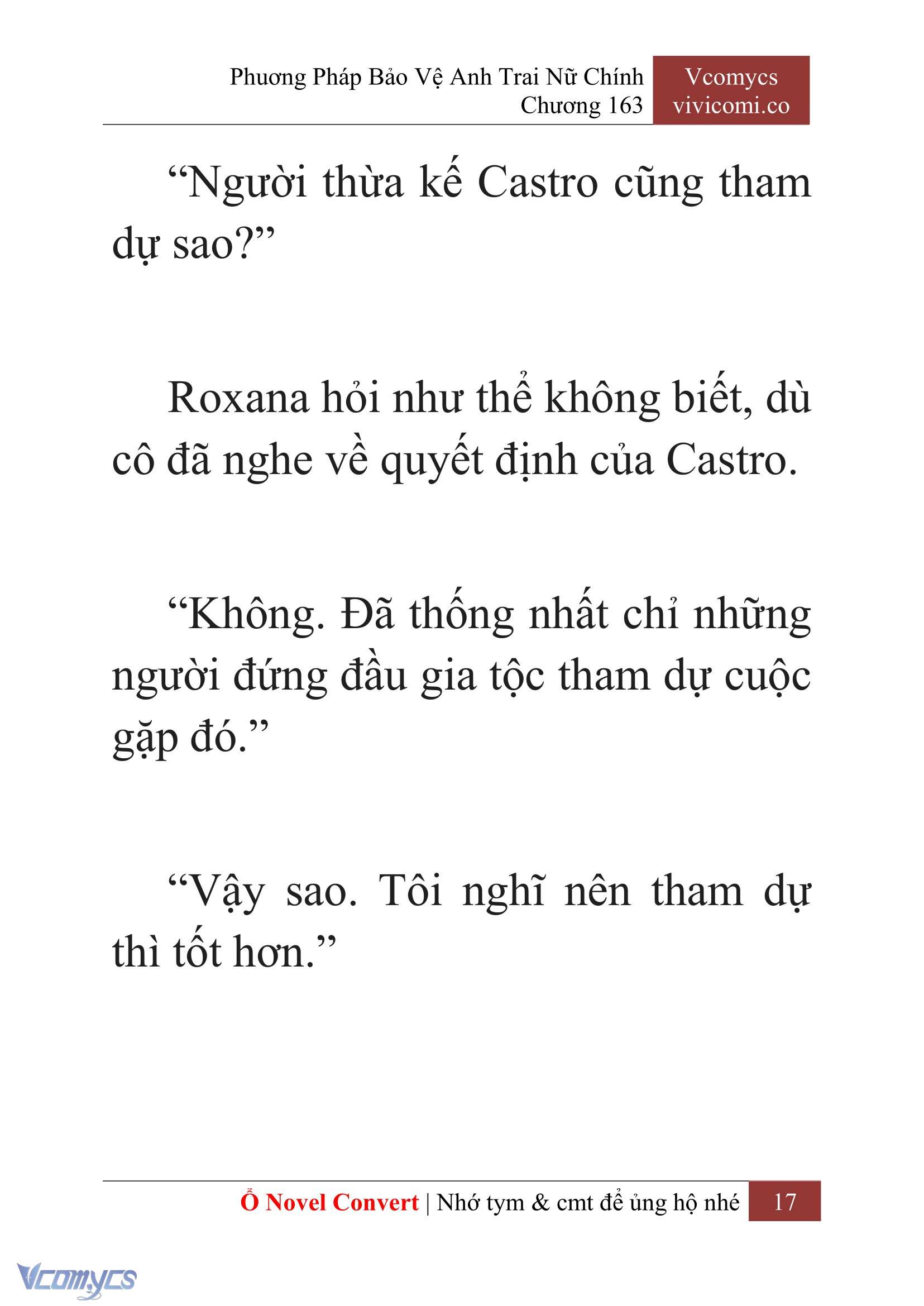 [Novel] Phương Pháp Bảo Vệ Anh Trai Nữ Chính Chap 163 - Trang 2