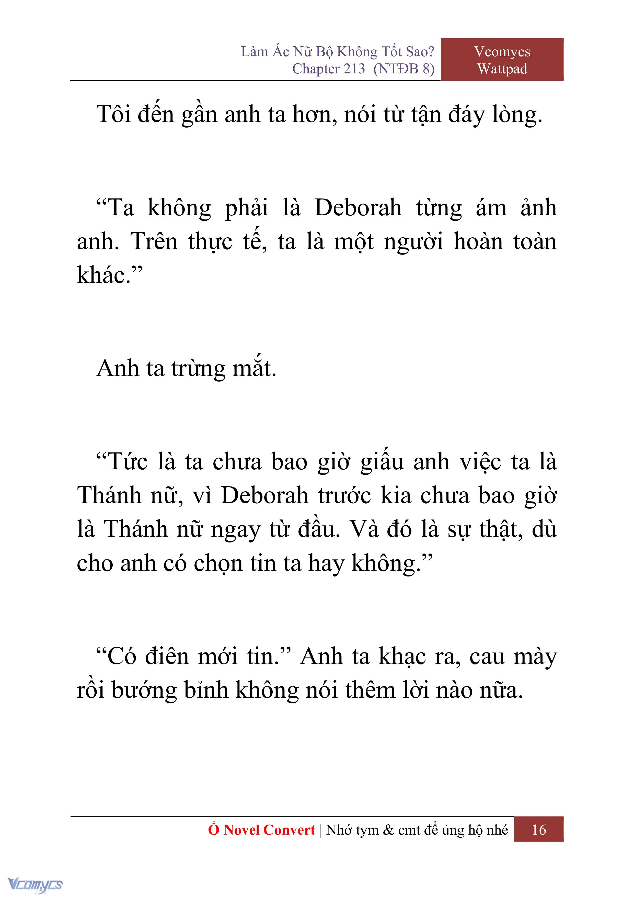 [Novel] Làm Ác Nữ Bộ Không Tốt Sao? Chap 213 - Trang 2