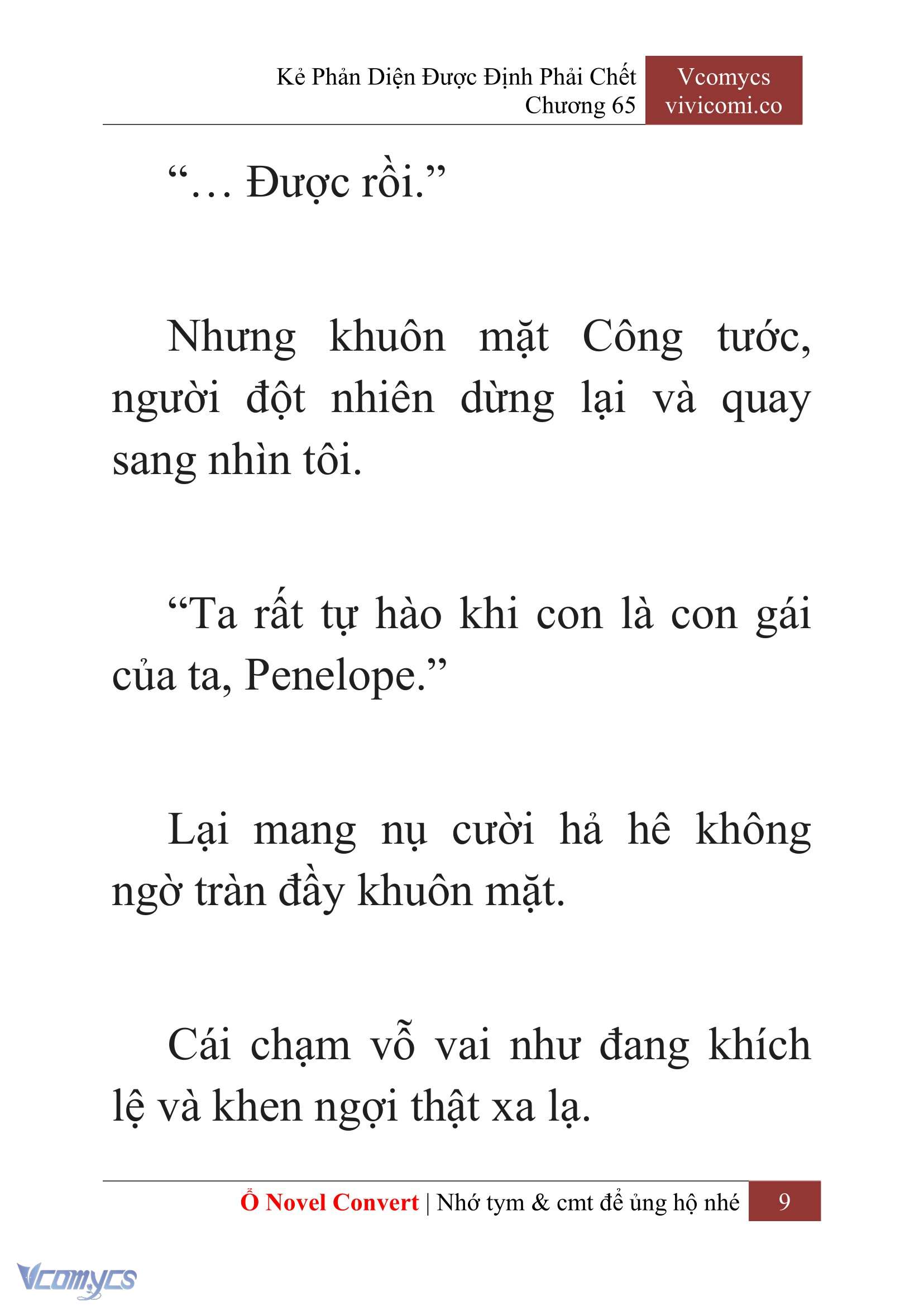 [Novel] Kẻ Phản Diện Được Định Phải Chết Chap 65 - Trang 2
