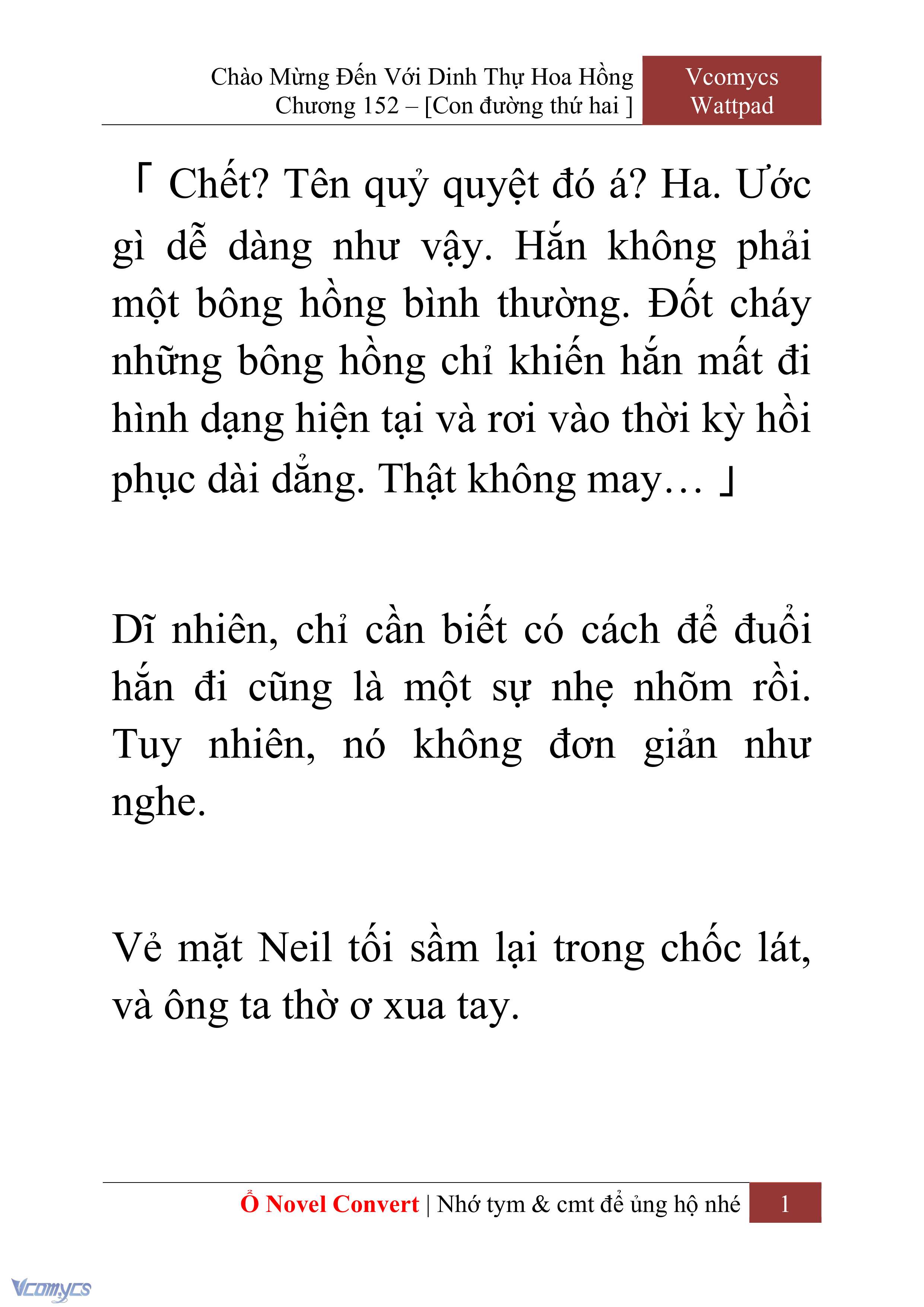 [Novel] Chào Mừng Đến Với Dinh Thự Hoa Hồng Chap 152 - Trang 2