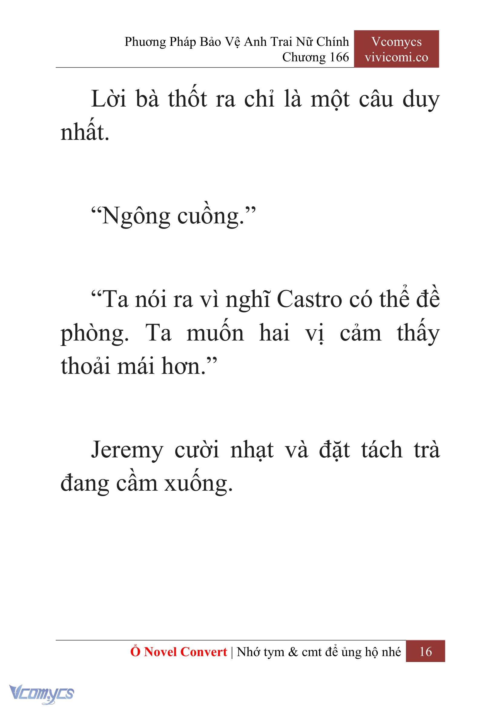 [Novel] Phương Pháp Bảo Vệ Anh Trai Nữ Chính Chap 166 - Trang 2