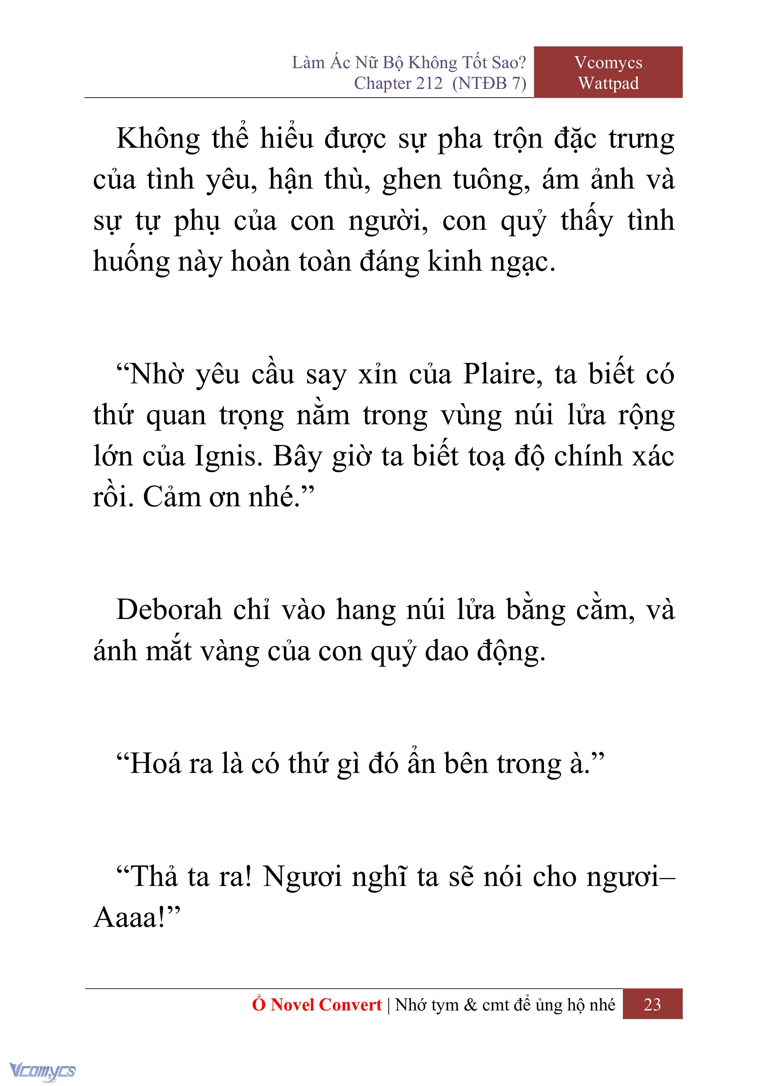 [Novel] Làm Ác Nữ Bộ Không Tốt Sao? Chap 212 - Trang 2