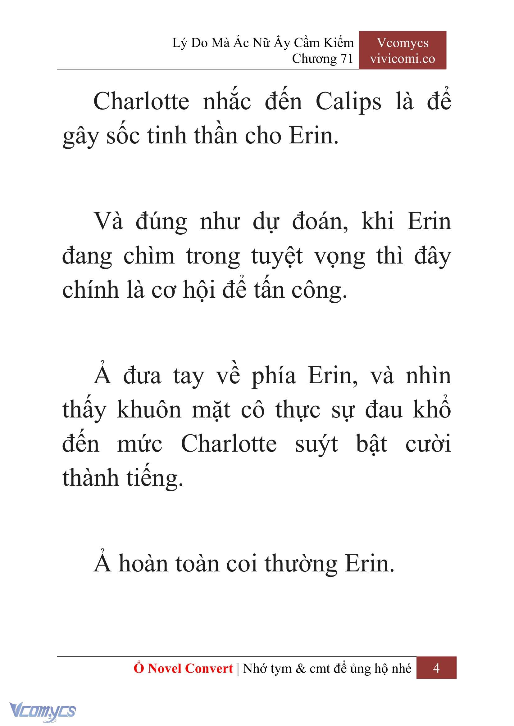 [Novel] Lý Do Mà Ác Nữ Ấy Cầm Kiếm Chap 71 - Trang 2