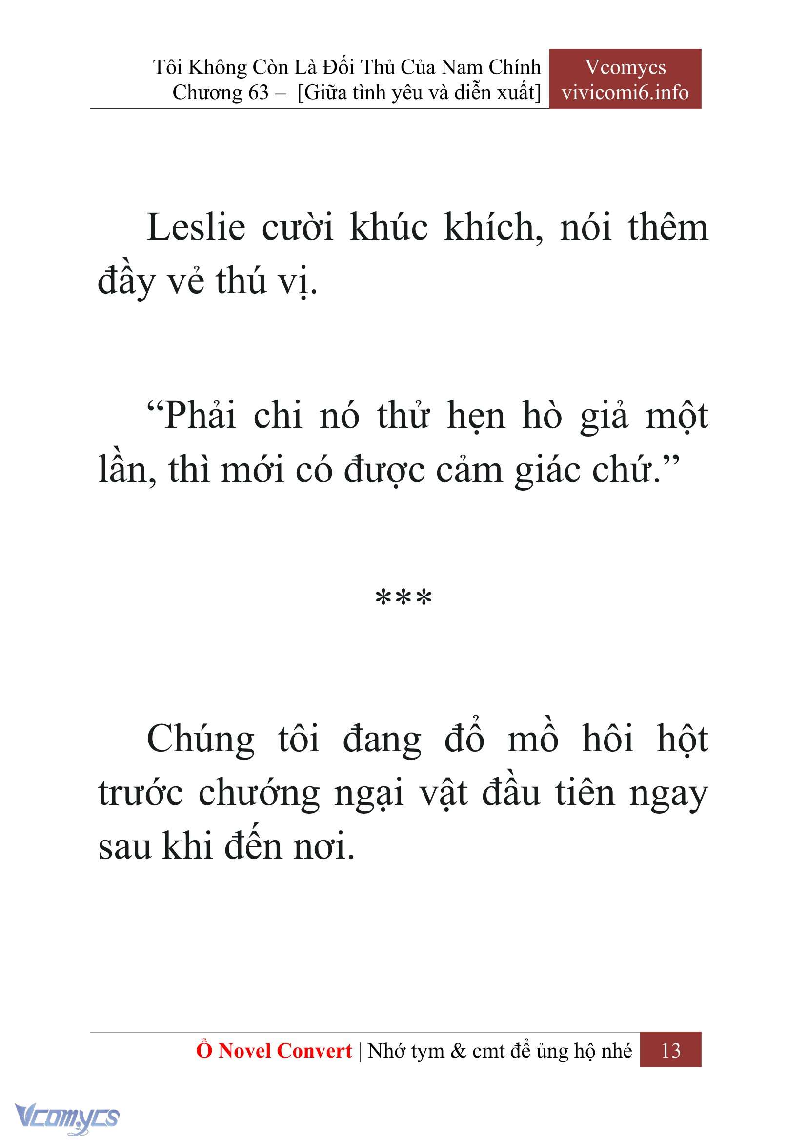 [Novel] Tôi Không Còn Là Đối Thủ Của Nam Chính Chap 63 - Trang 2