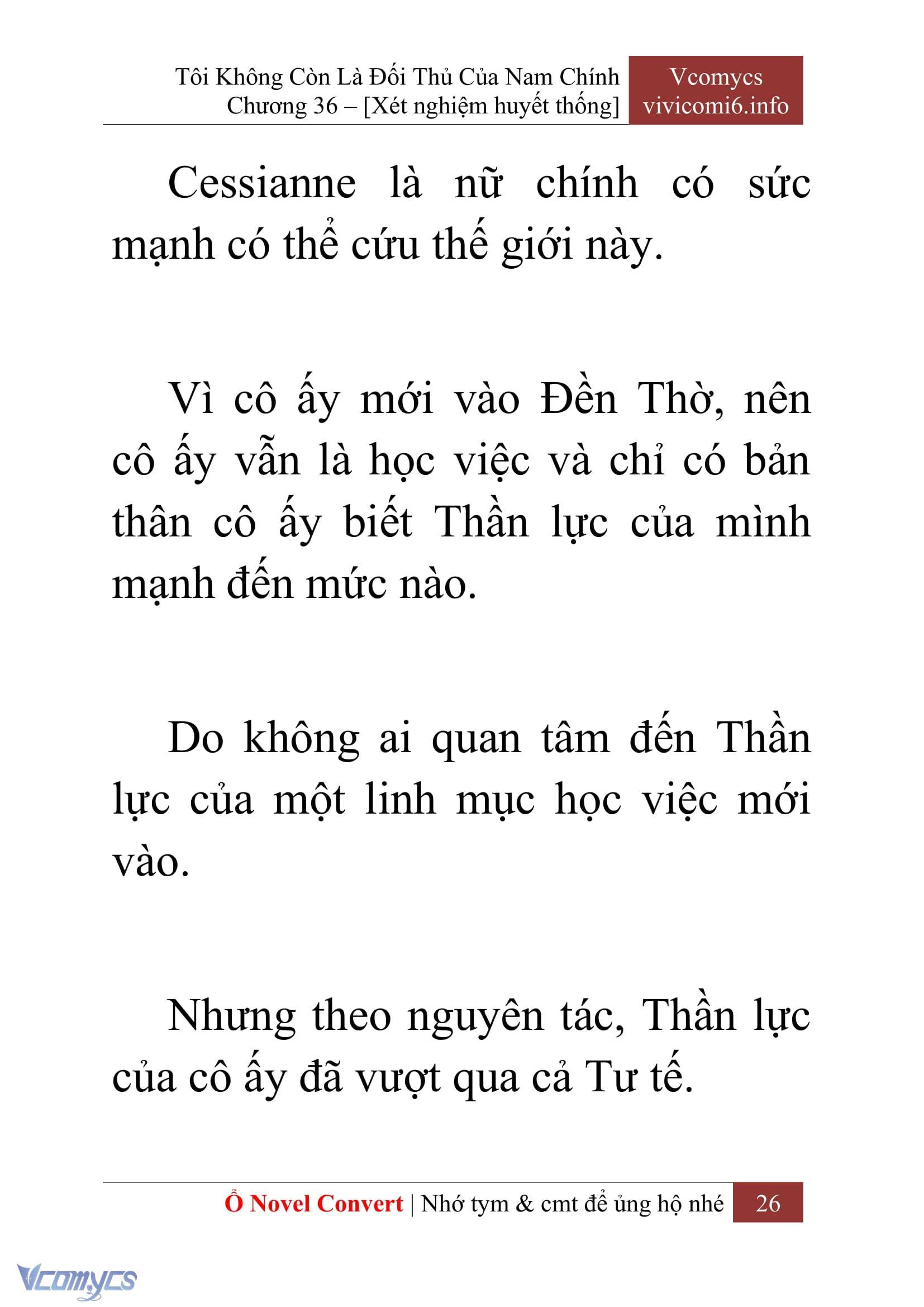 [Novel] Tôi Không Còn Là Đối Thủ Của Nam Chính Chap 36 - Trang 2