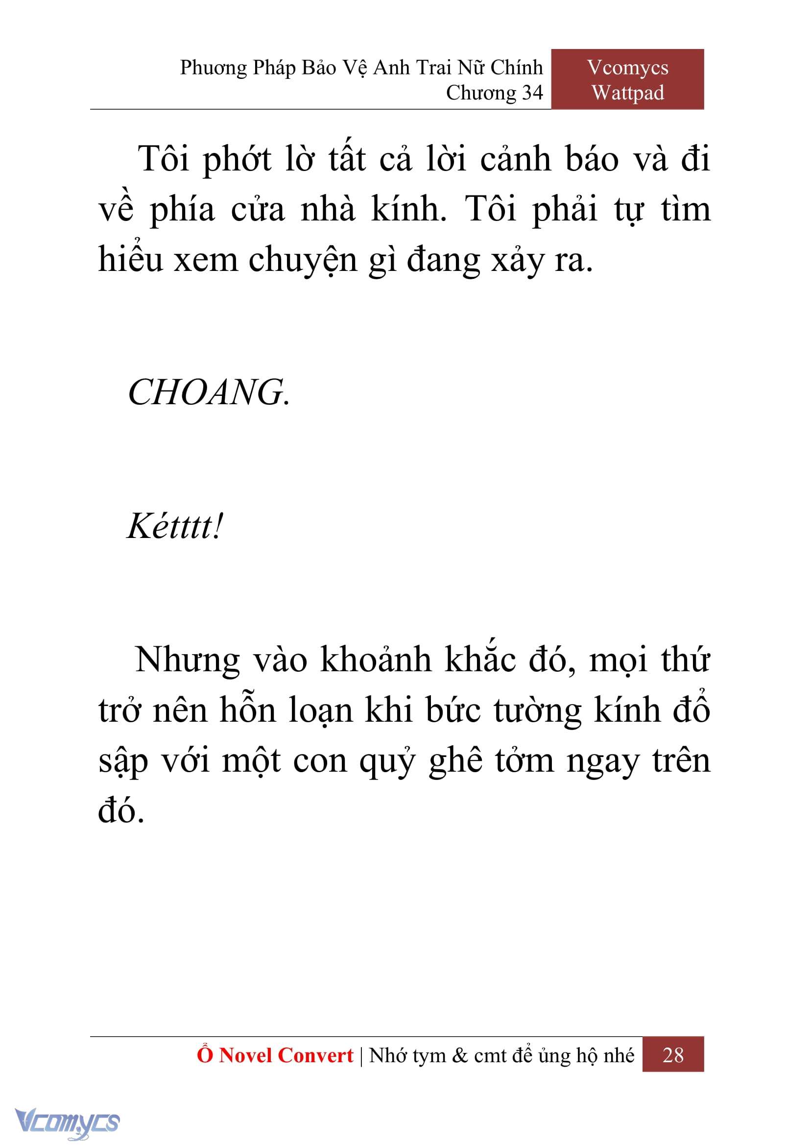 [Novel] Phương Pháp Bảo Vệ Anh Trai Nữ Chính Chap 34 - Trang 2