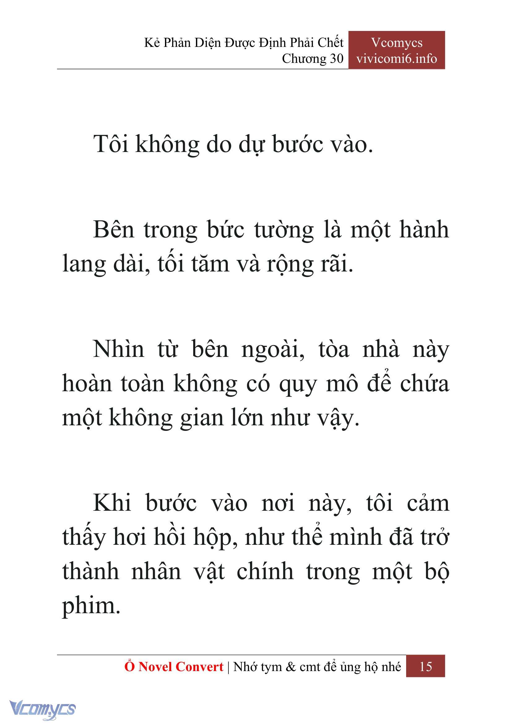 [Novel] Kẻ Phản Diện Được Định Phải Chết Chap 30 - Trang 2