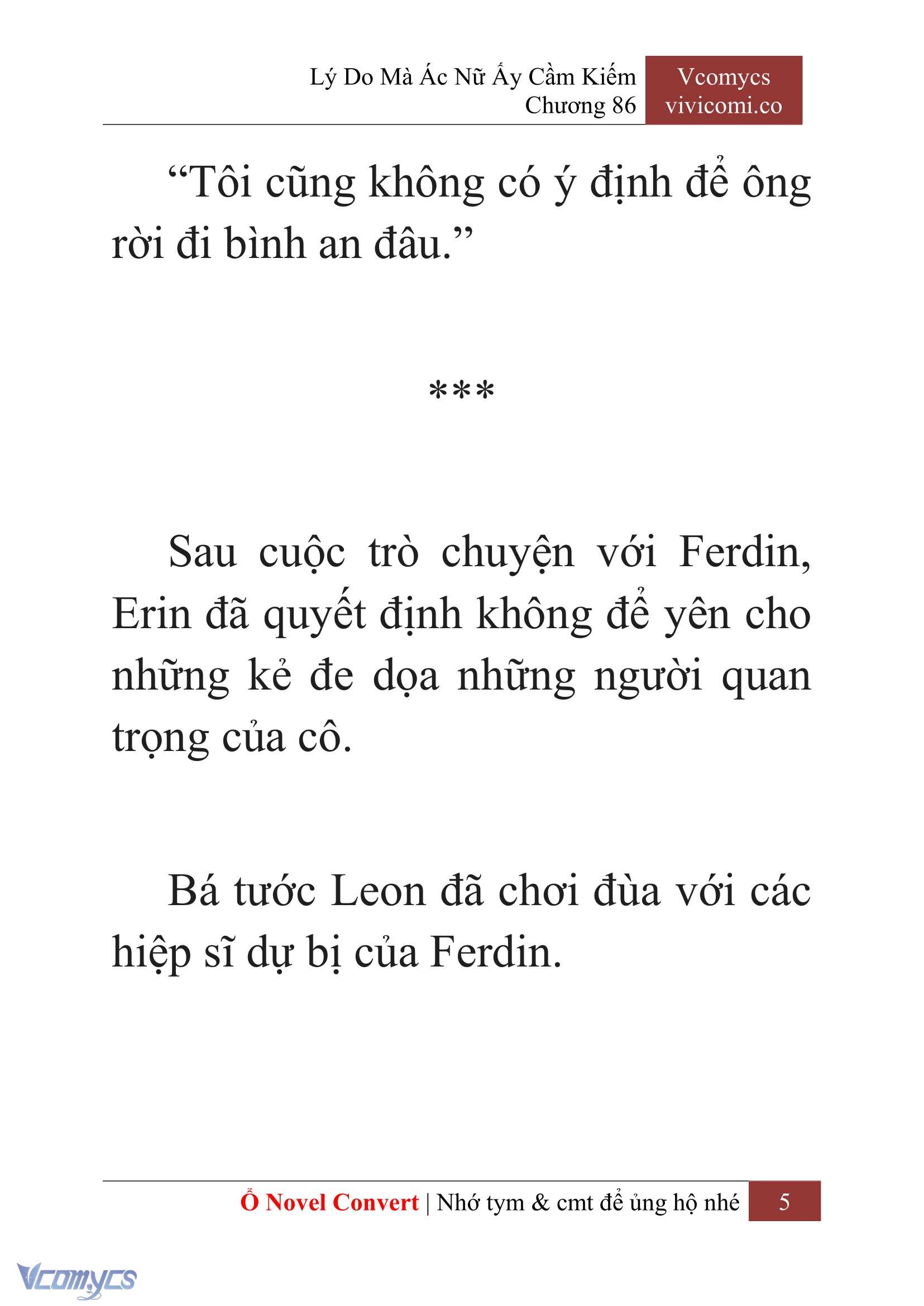 [Novel] Lý Do Mà Ác Nữ Ấy Cầm Kiếm Chap 86 - Trang 2