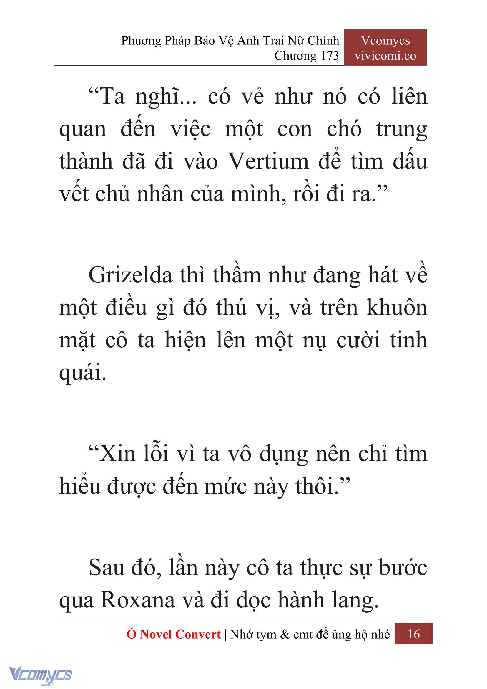 [Novel] Phương Pháp Bảo Vệ Anh Trai Nữ Chính Chap 173 - Trang 2