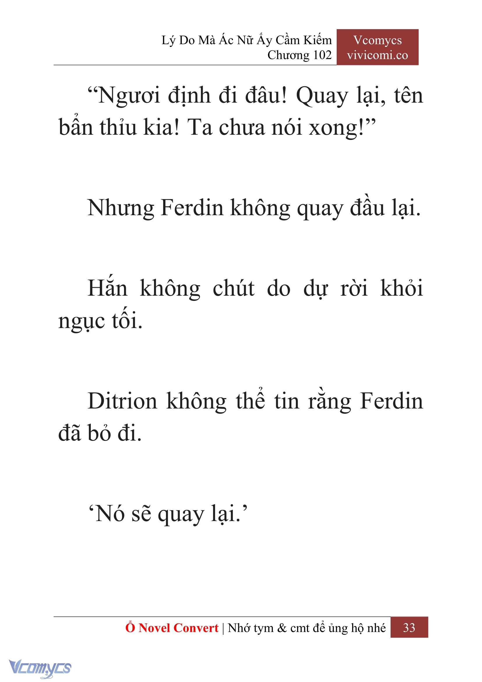 [Novel] Lý Do Mà Ác Nữ Ấy Cầm Kiếm Chap 102 - Next Chap 103