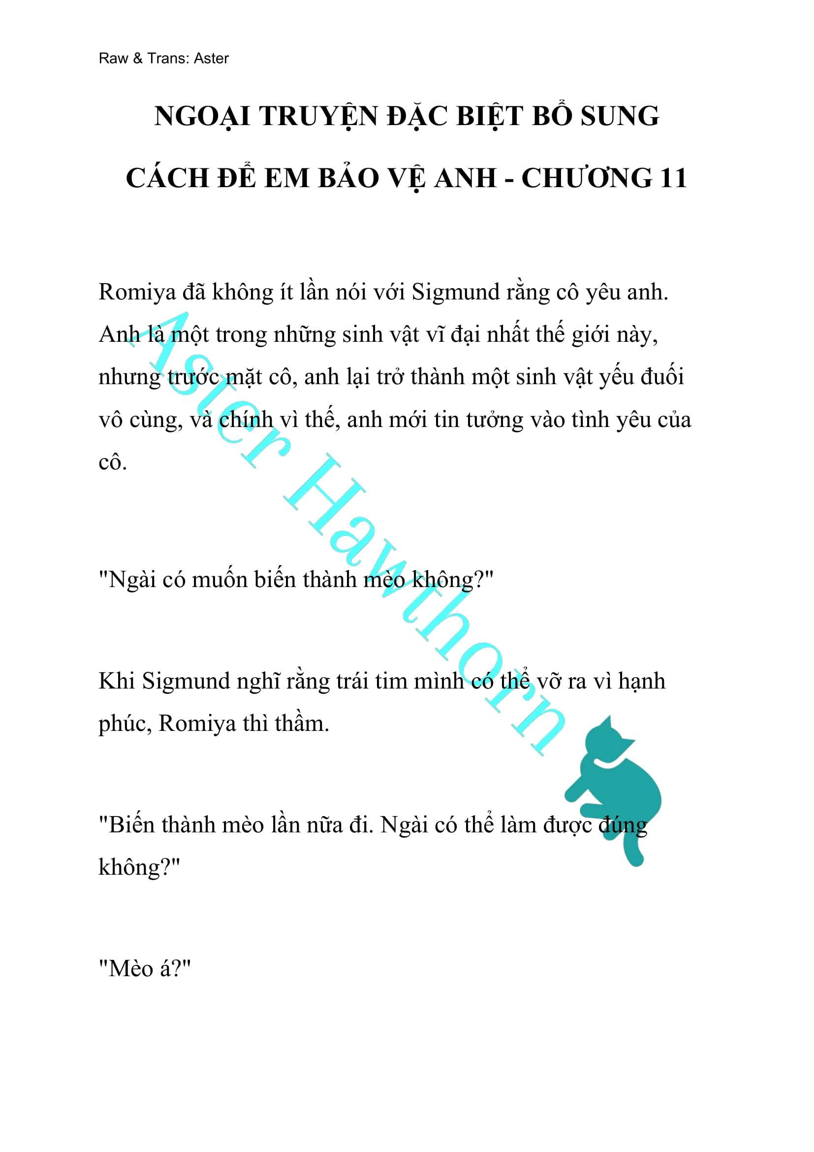 [NOVEL] Ngoại Truyện Cách Để Em Bảo Vệ Anh Chap 108 - Next Chap 109