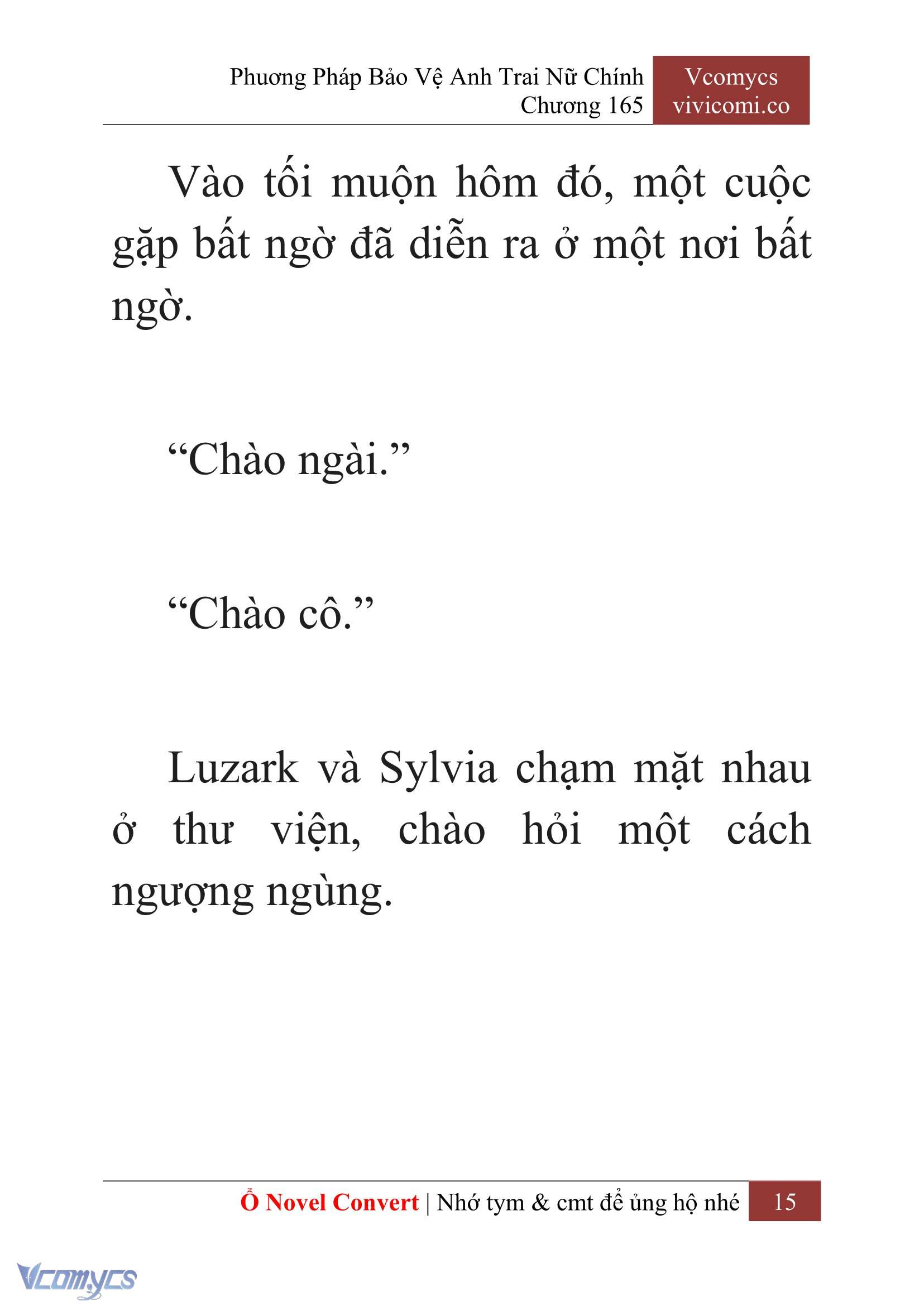 [Novel] Phương Pháp Bảo Vệ Anh Trai Nữ Chính Chap 165 - Trang 2