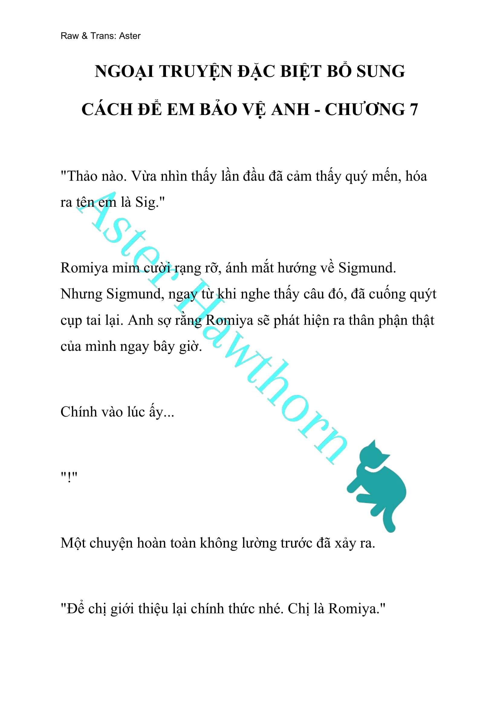 [NOVEL] Ngoại Truyện Cách Để Em Bảo Vệ Anh Chap 104 - Next Chap 105