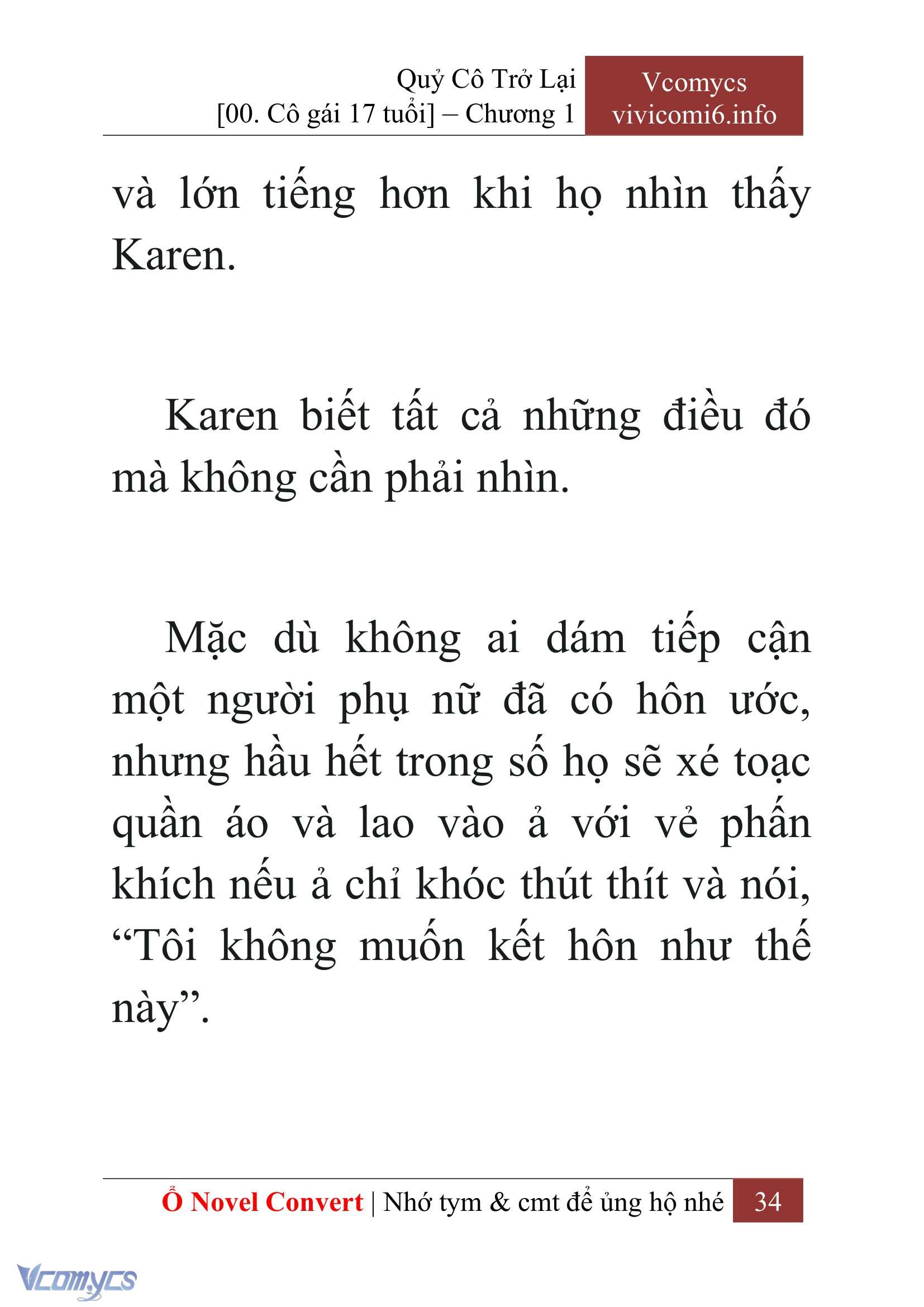 [Novel] Quý Cô Trở Lại Chap 1 - Trang 2