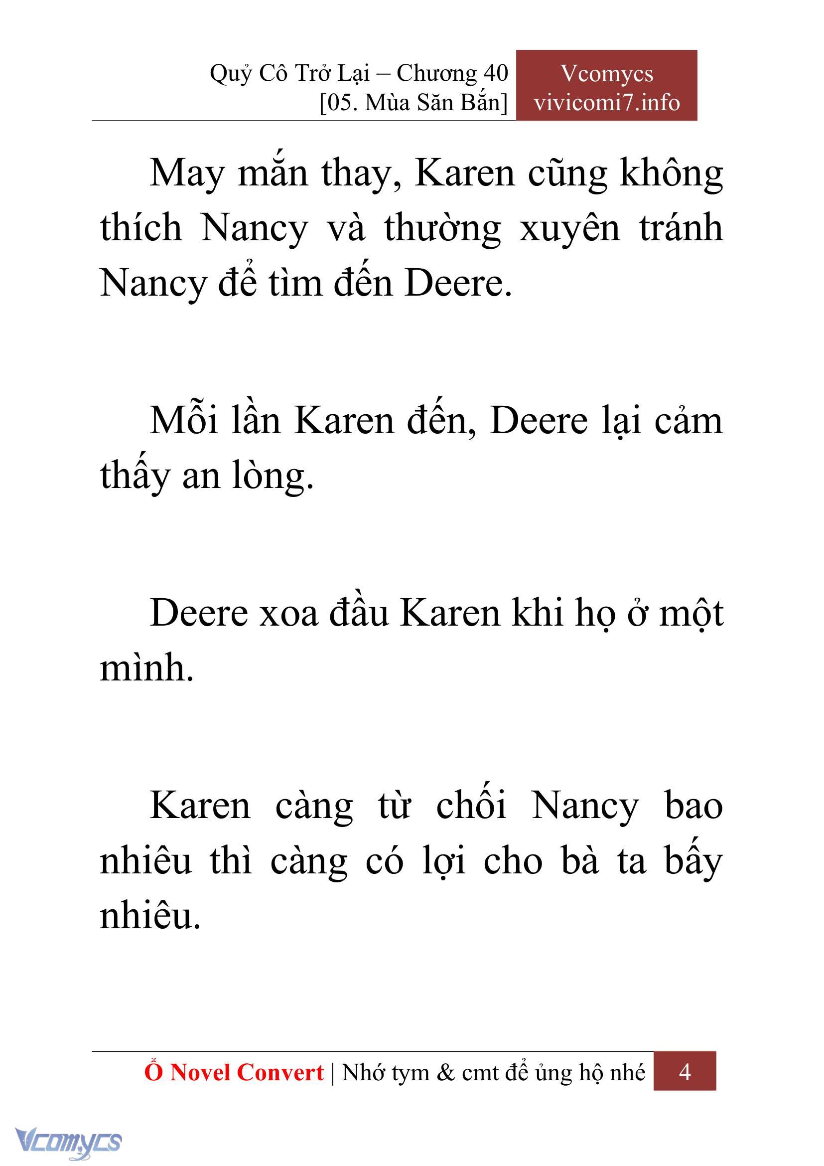 [Novel] Quý Cô Trở Lại Chap 40 - Trang 2