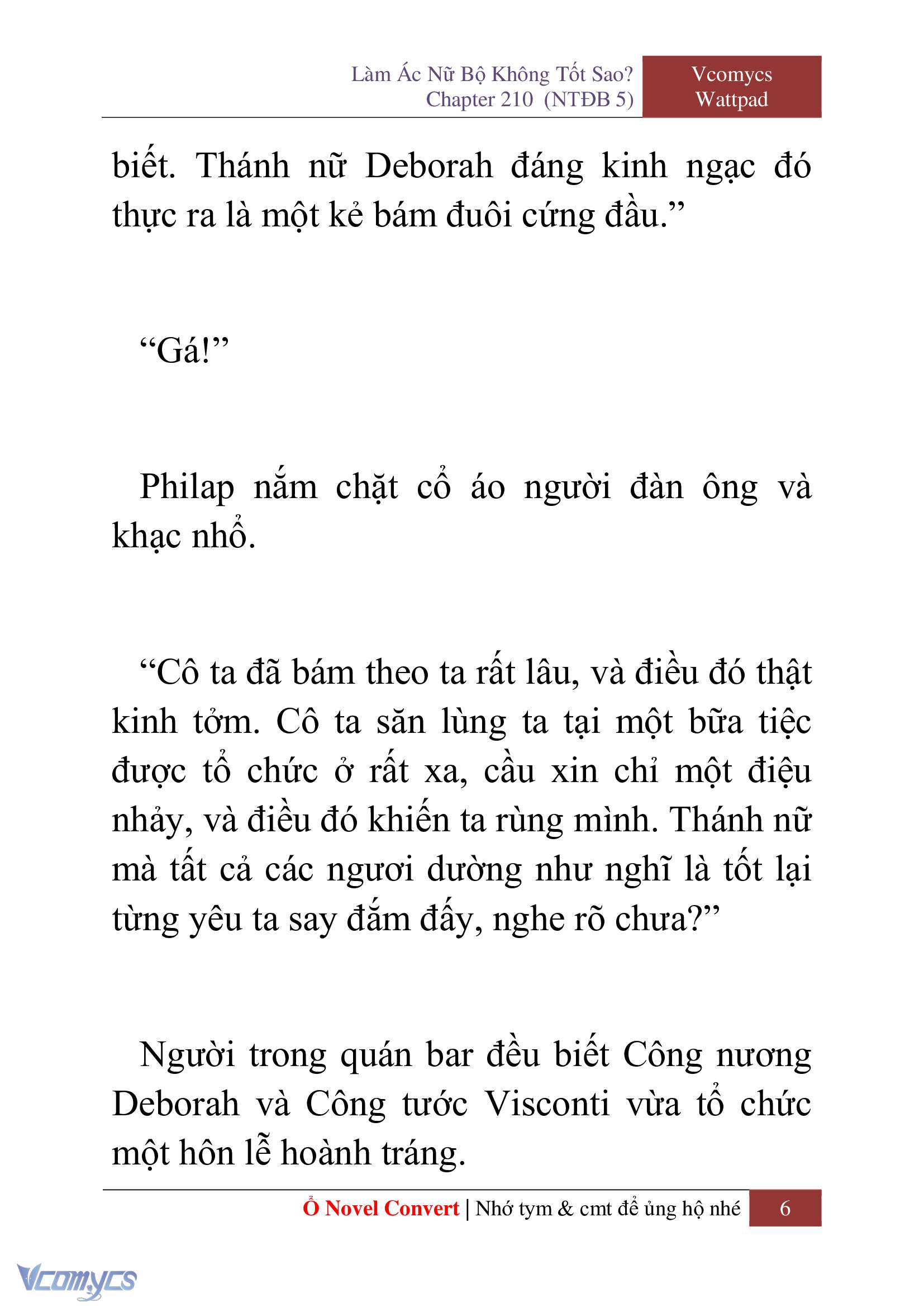[Novel] Làm Ác Nữ Bộ Không Tốt Sao? Chap 210 - Trang 2