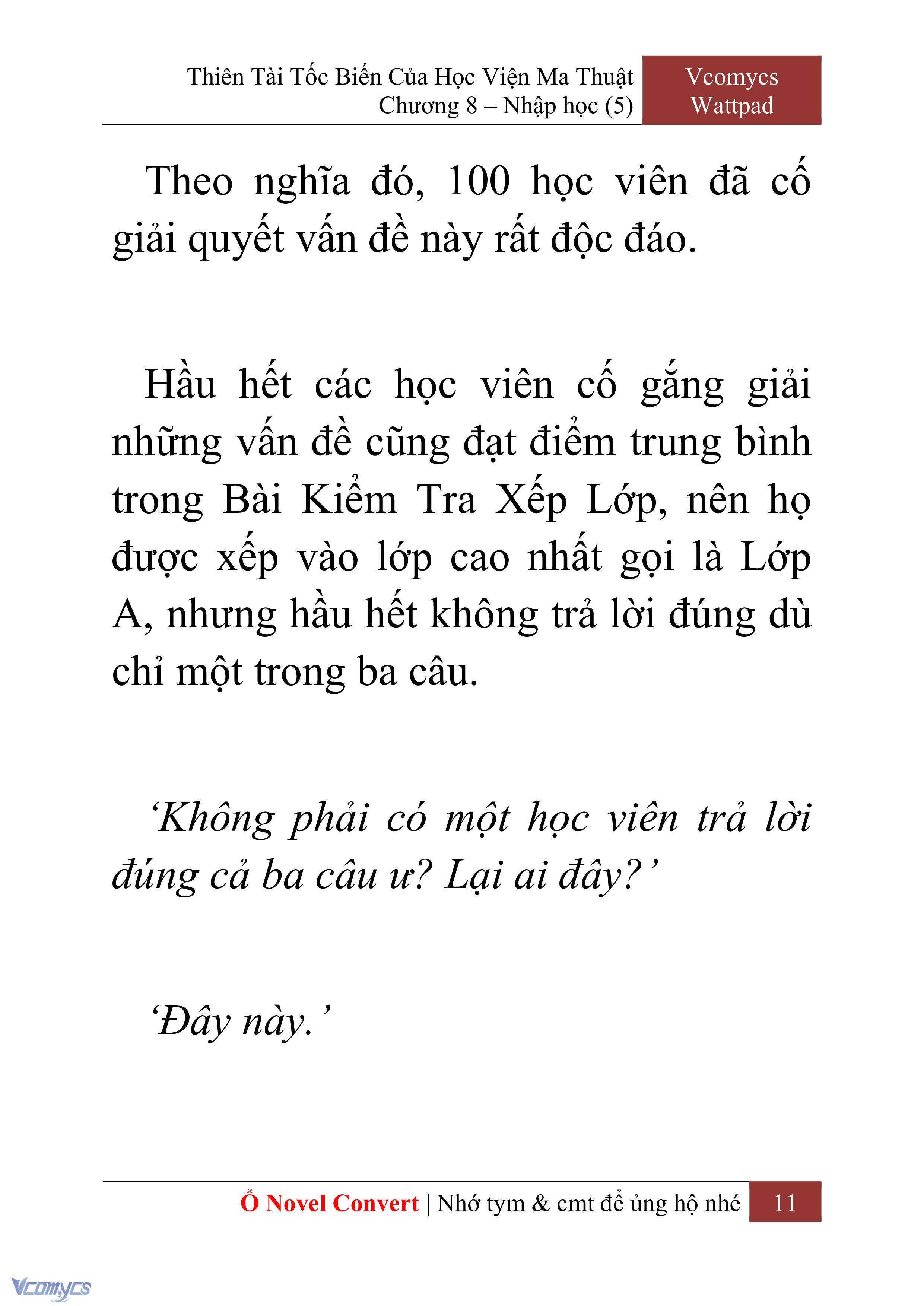 [Novel] Thiên Tài Tốc Biến Của Học Viện Ma Thuật Chap 8 - Trang 2